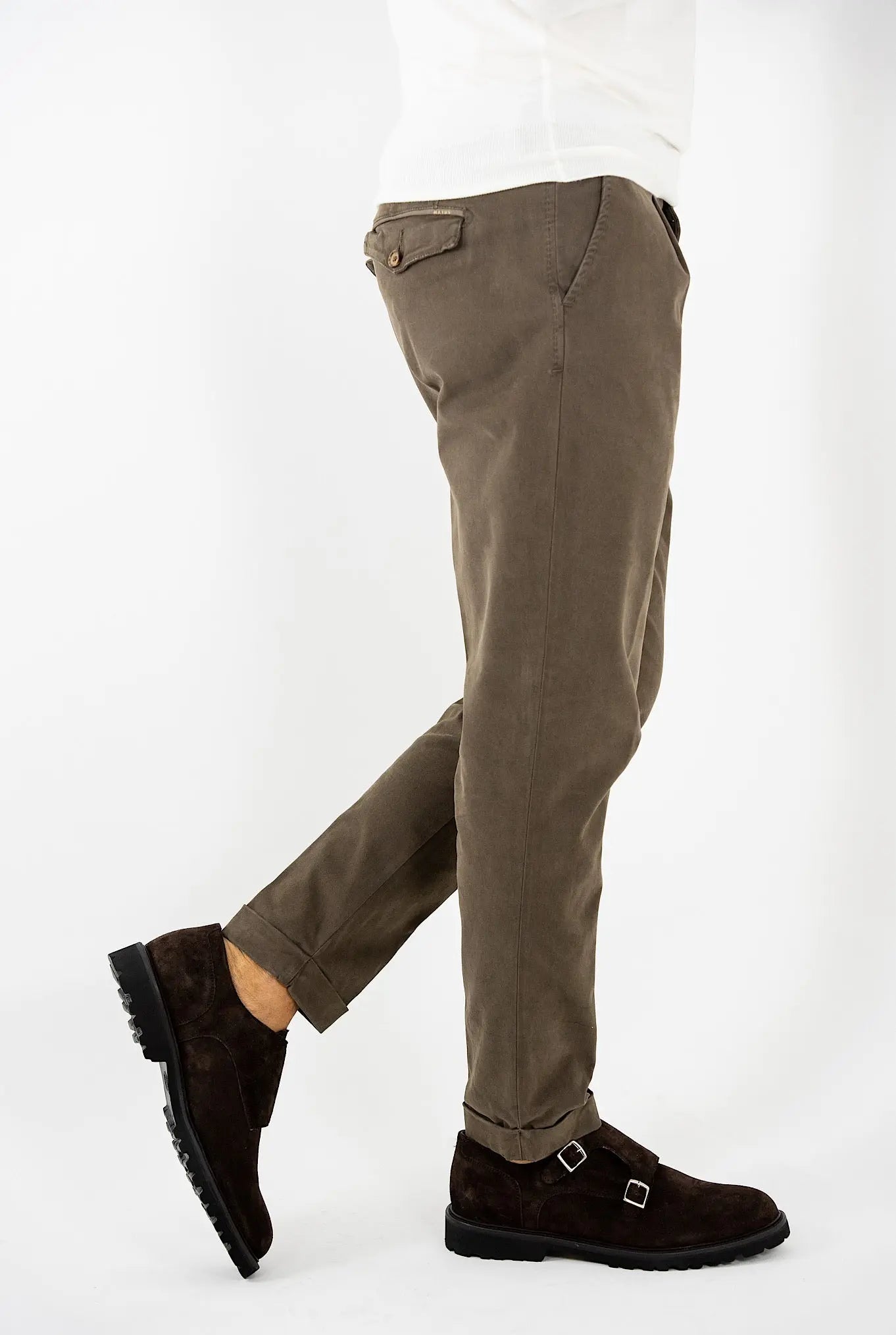 Pantaloni Fustagno Lavato Tabacco - Guarino Store