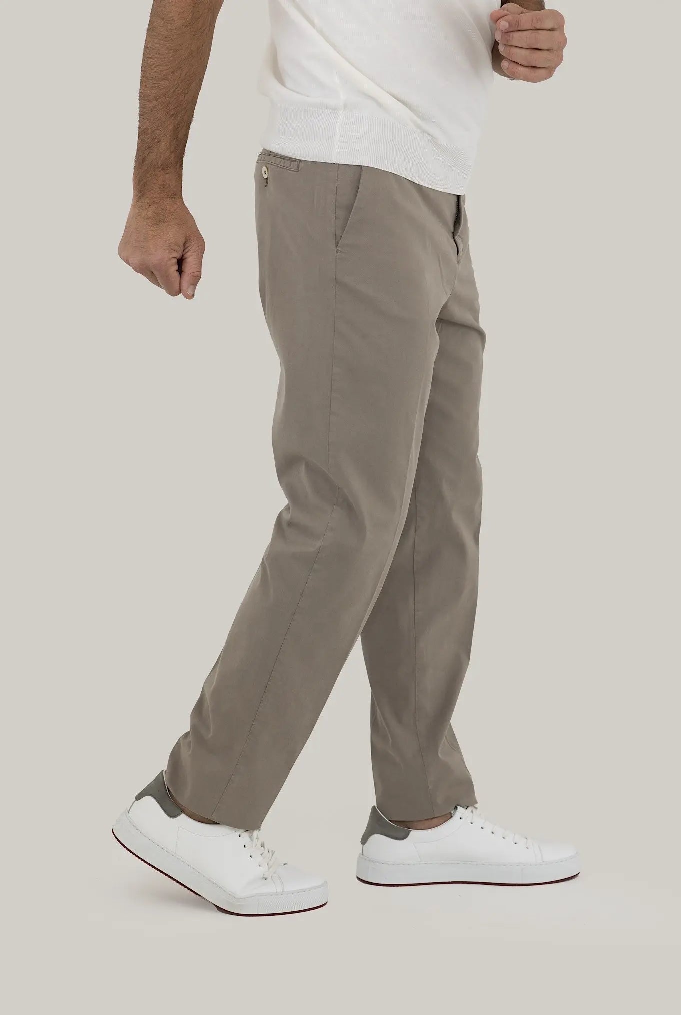 MARCO PESCAROLO Pantaloni mod. Evo Beige - Guarino Store