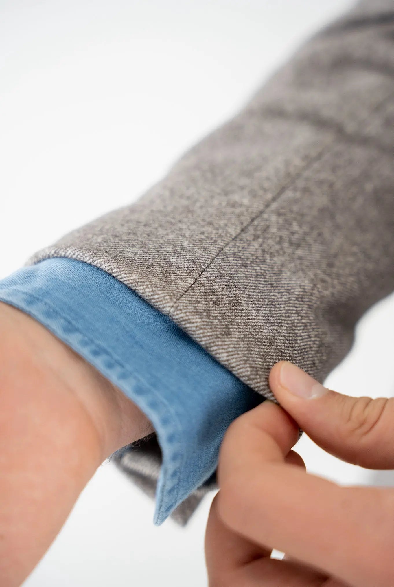Giacca Felpa Cotone Tortora - Guarino Store