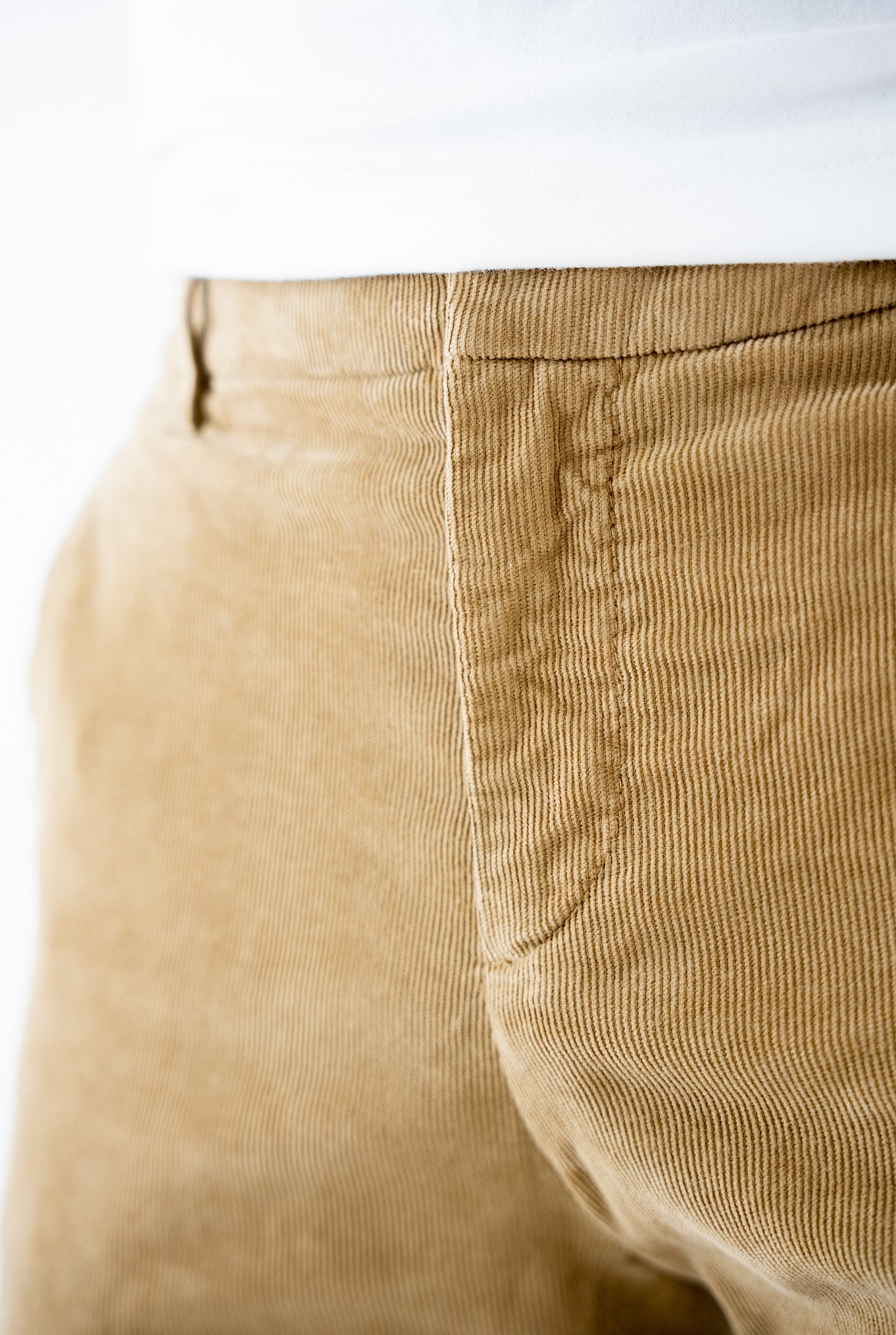 Pantaloni Velluto Millerighe Tabacco - Guarino Store