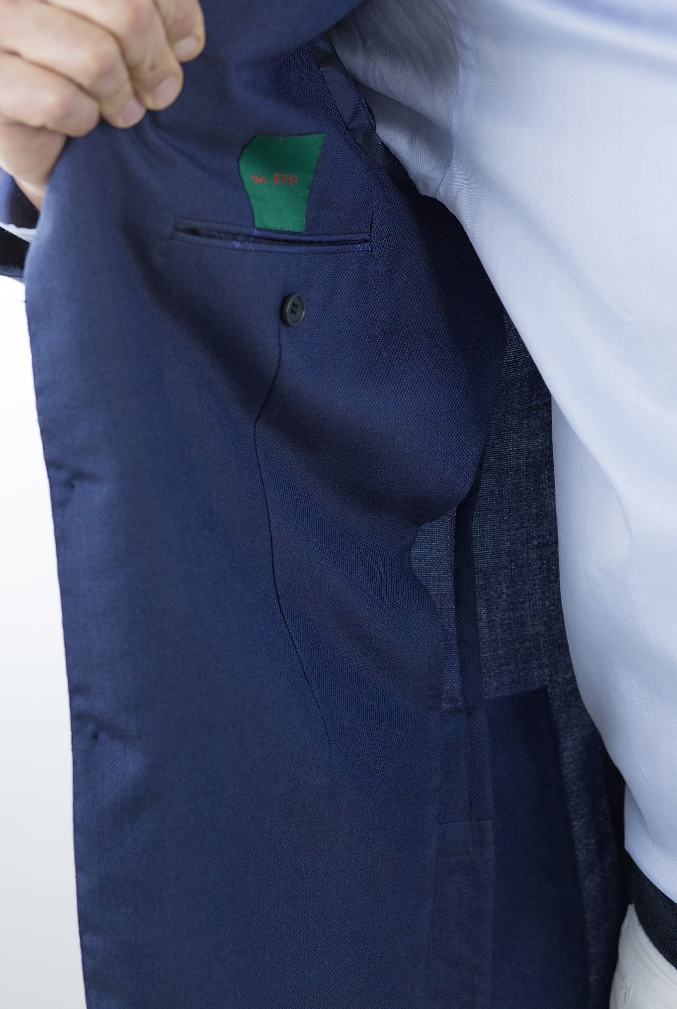 KITON Giacca Cashmere e Seta Blu - Guarino Store