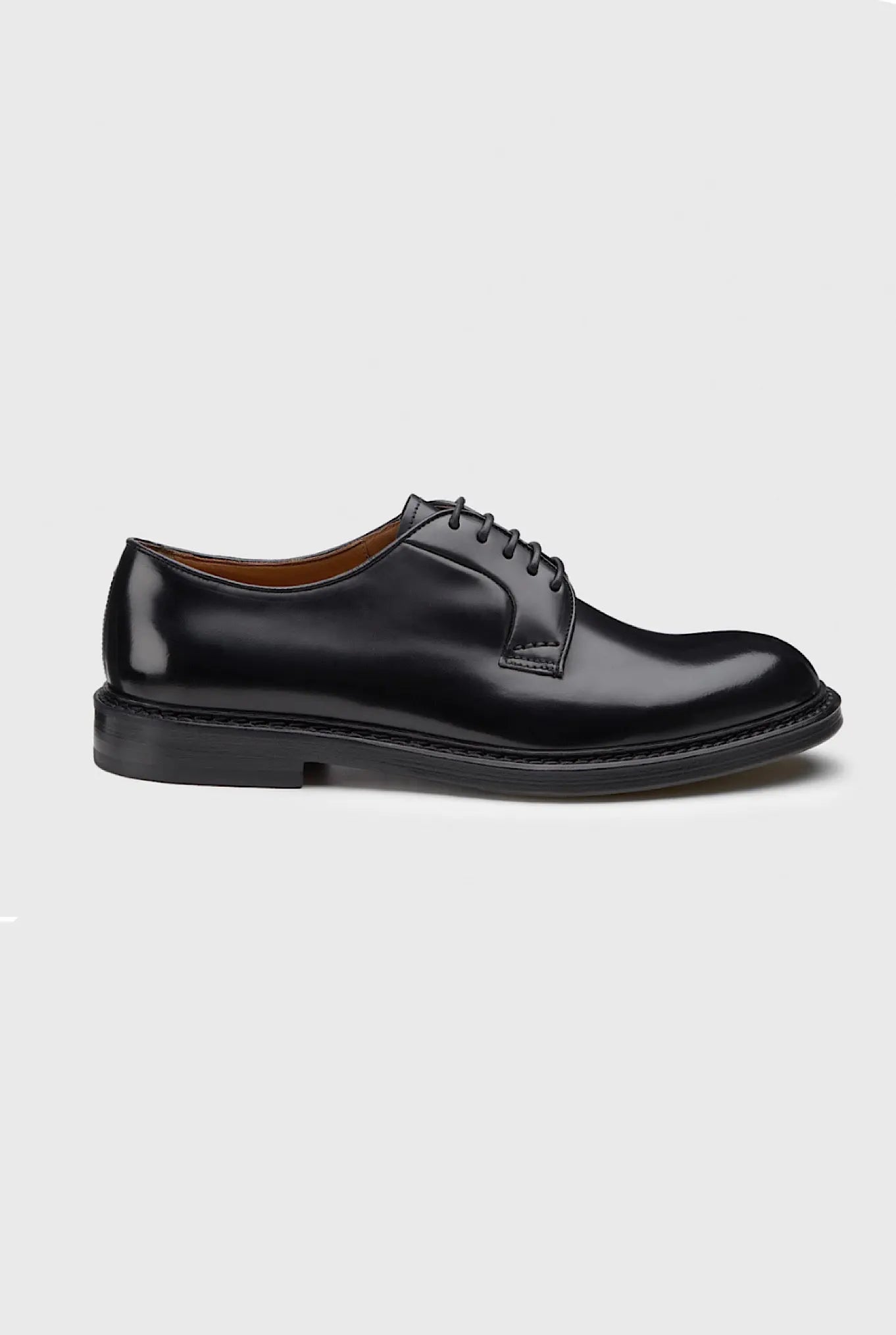 Stringate Derby Liscie Nere - Guarino Store