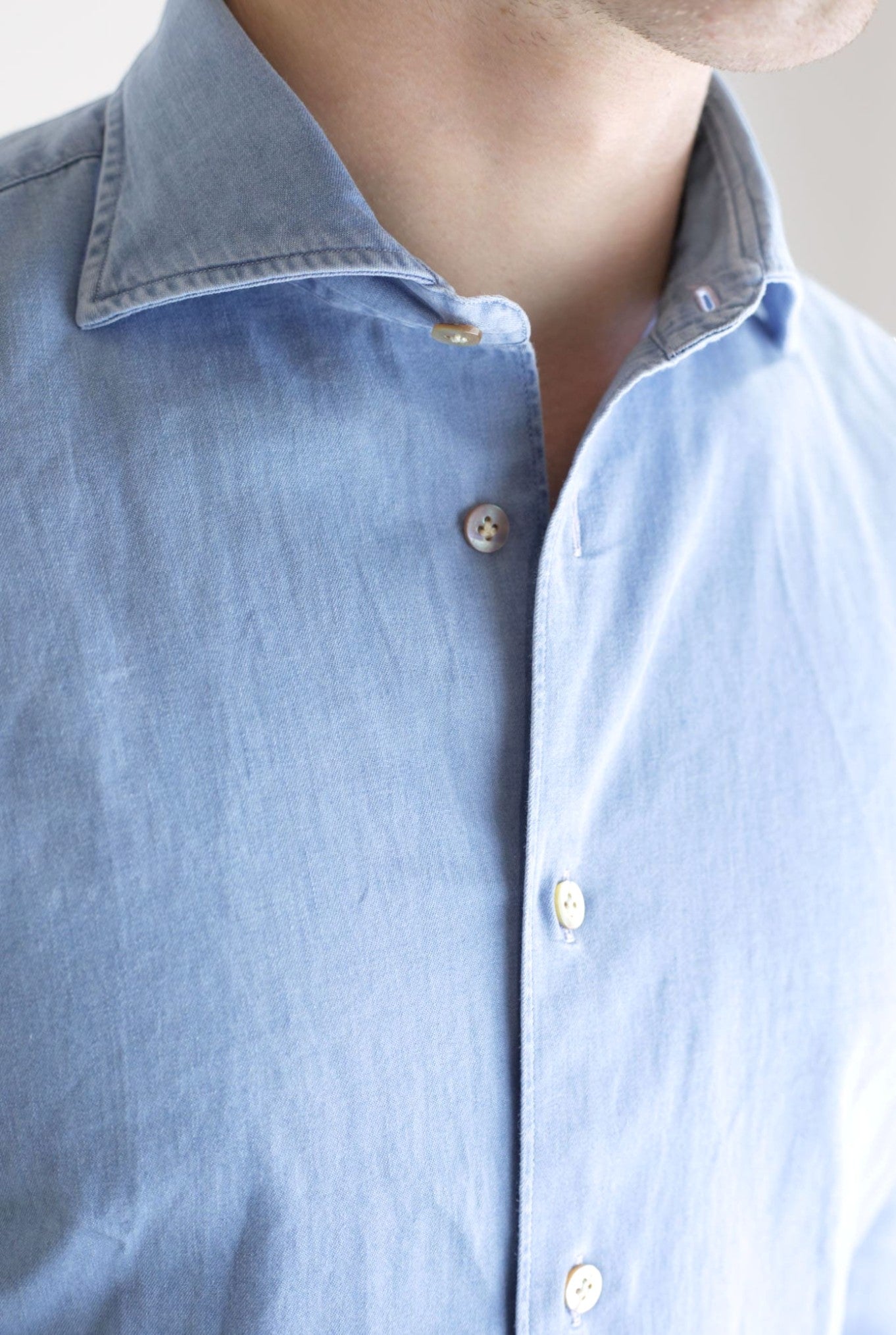 Camicia Denim Chiaro - Guarino Store