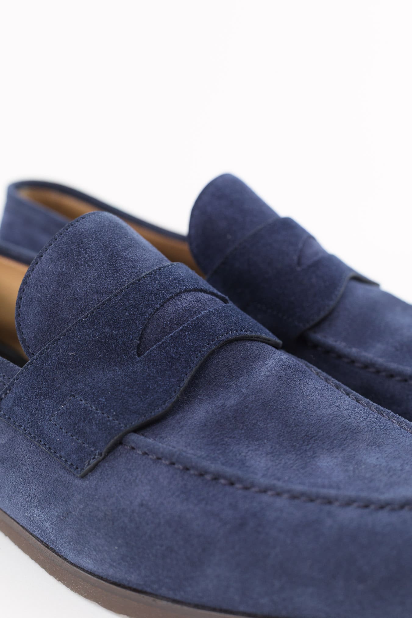 Mocassini Suede Fascetta Blu - Guarino Store
