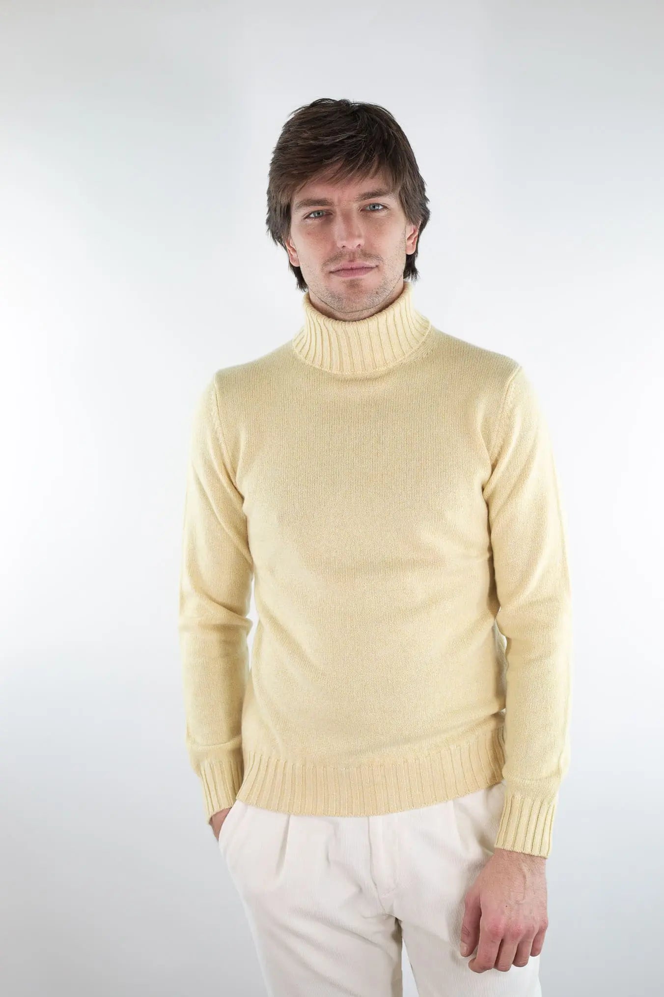 Dolcevita Cashmere Corsehair Giallo GUARINO