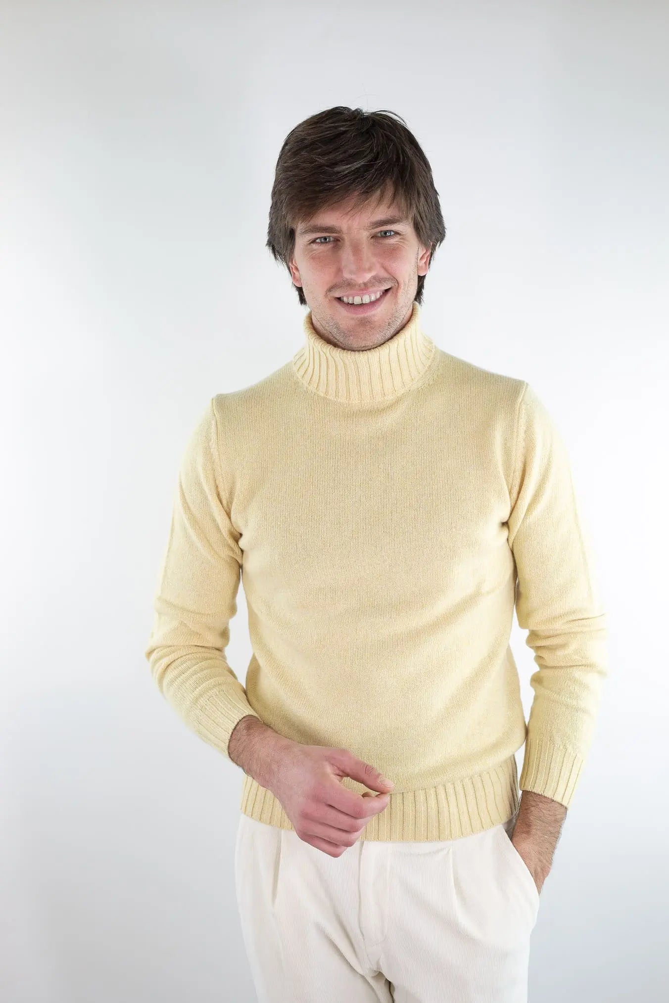 Dolcevita Cashmere Corsehair Giallo GUARINO