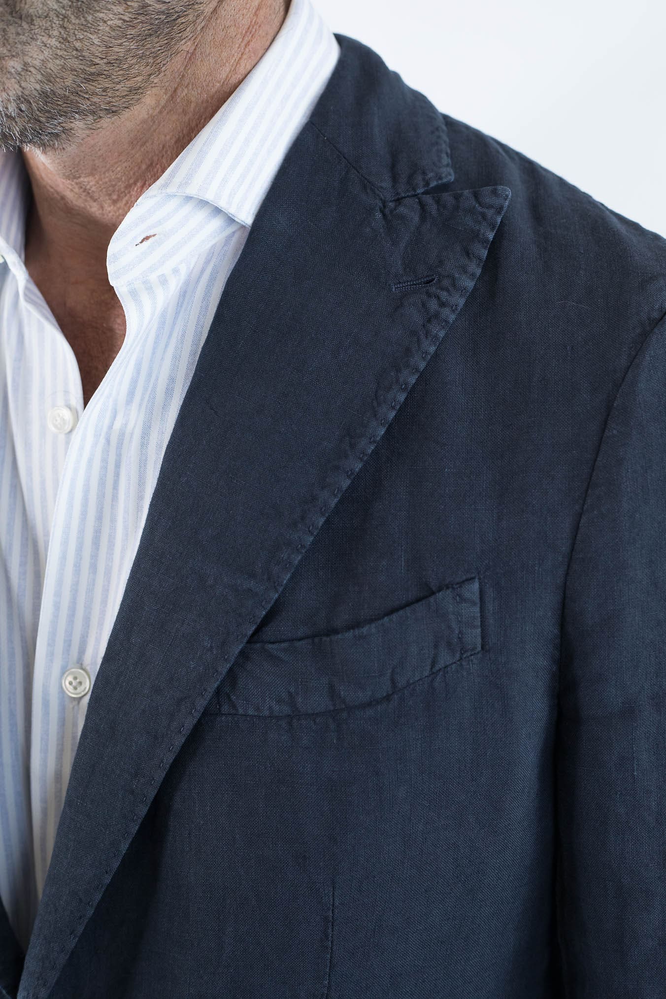 BOGLIOLI Abito K-Jacket Lino Washed Blu