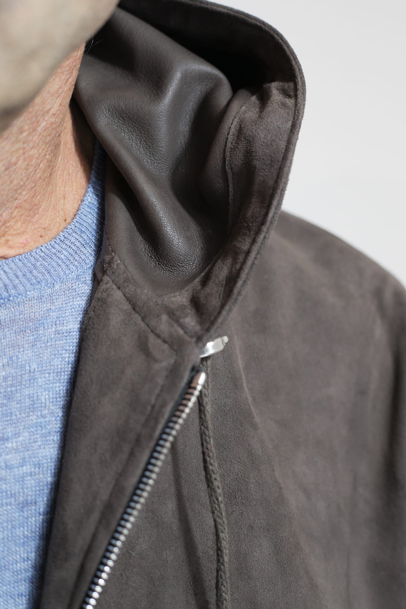 VOLFAGLI Giubbino Nappa con Cappuccio Testa di Moro - Guarino Store