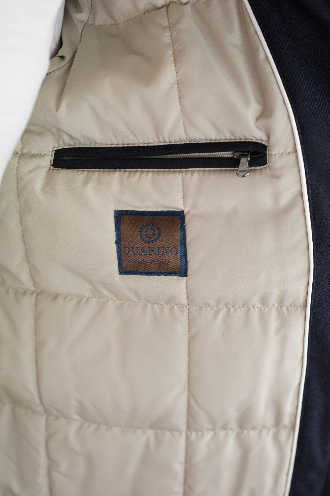 Giaccone Lana Cashmere Loro Piana Blu - Guarino Store