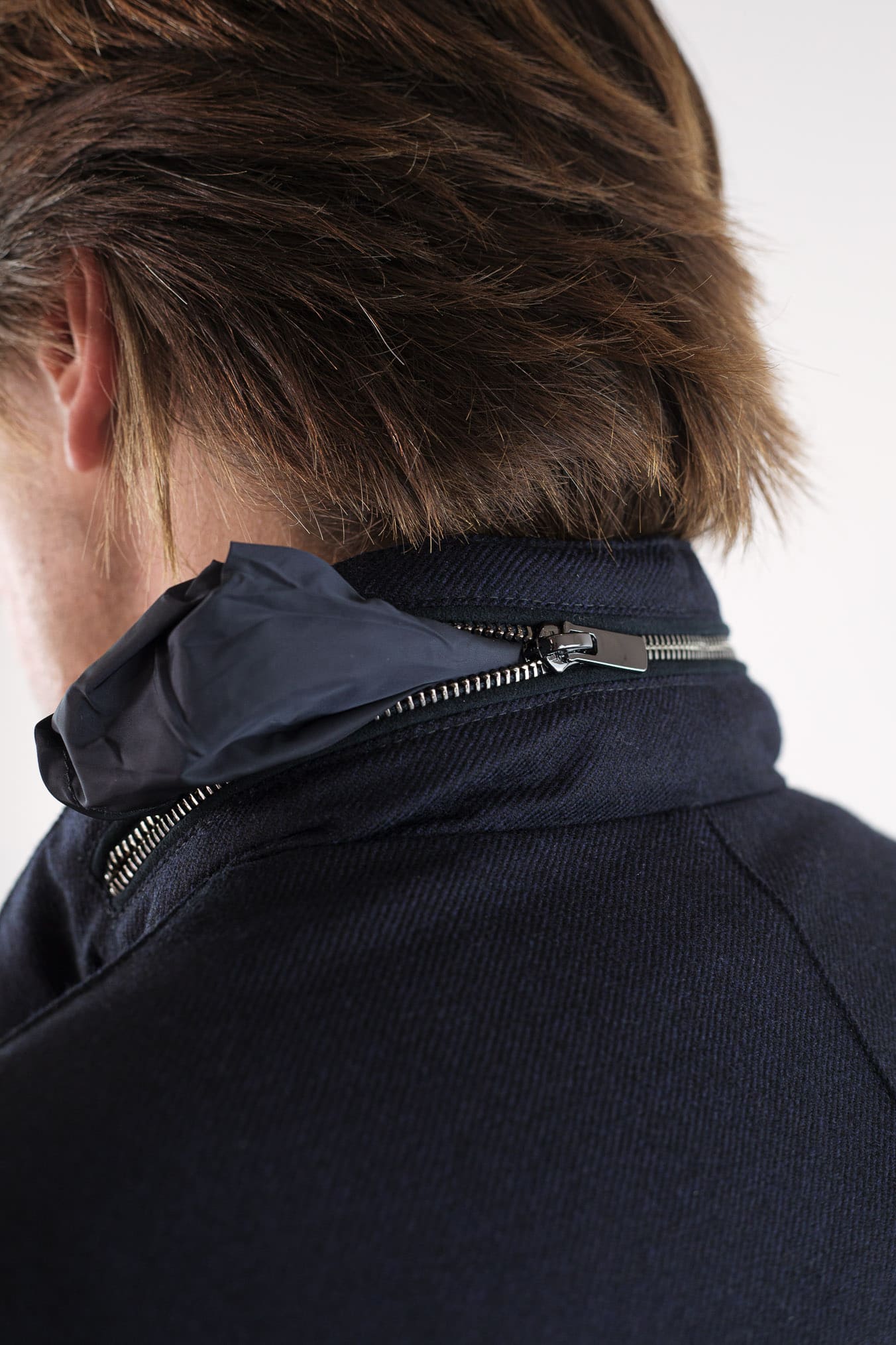 Giaccone Lana Cashmere Loro Piana Blu - Guarino Store