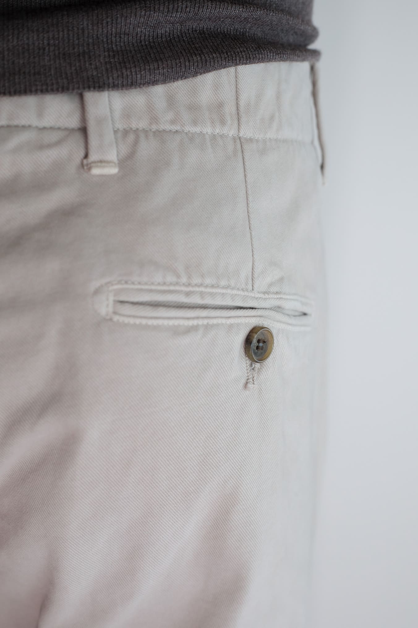 Pantaloni Supersoft Cotone Cashmere Beige - Guarino Store