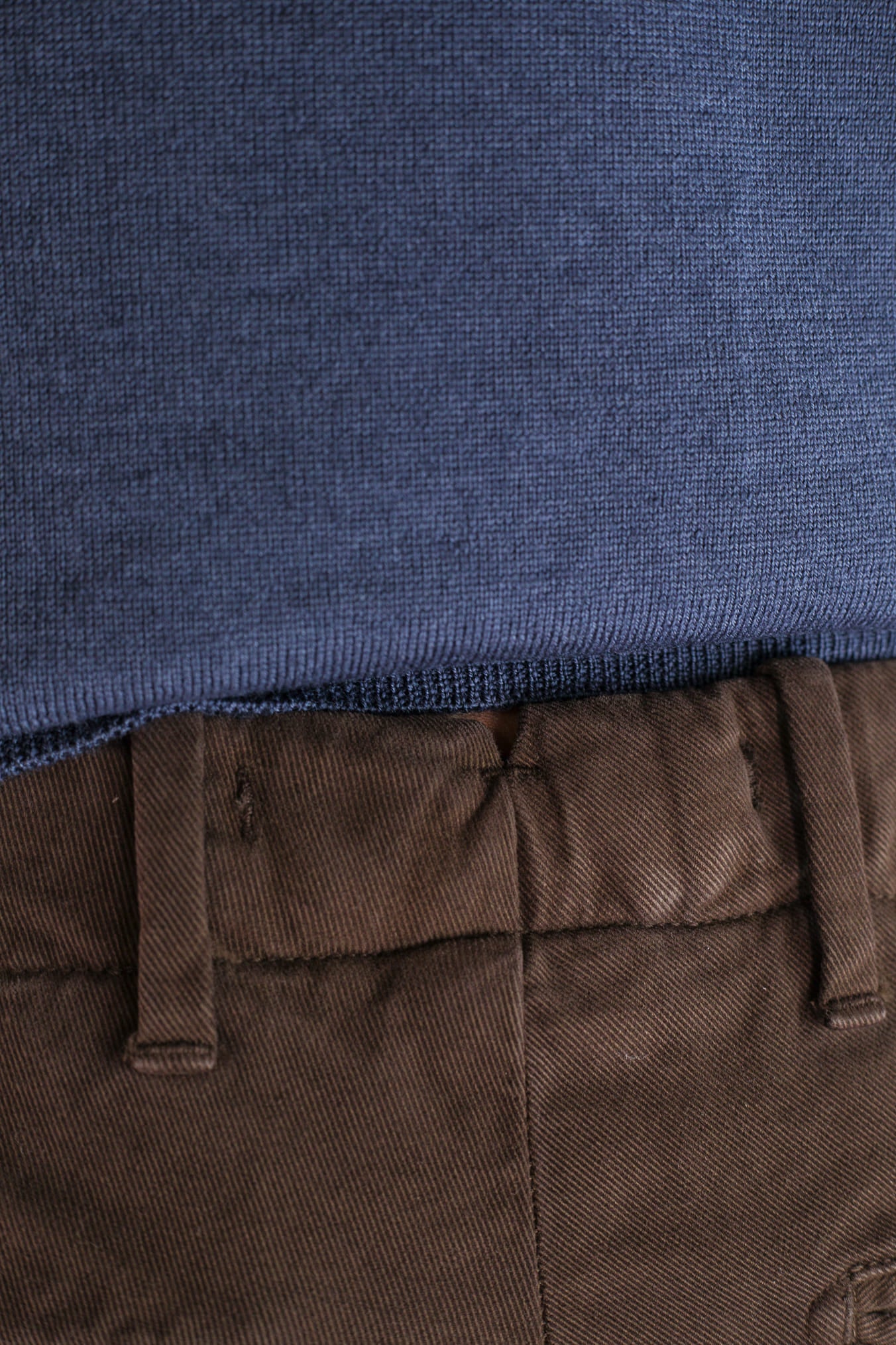 Pantaloni Supersoft Cotone Cashmere Caffè - Guarino Store