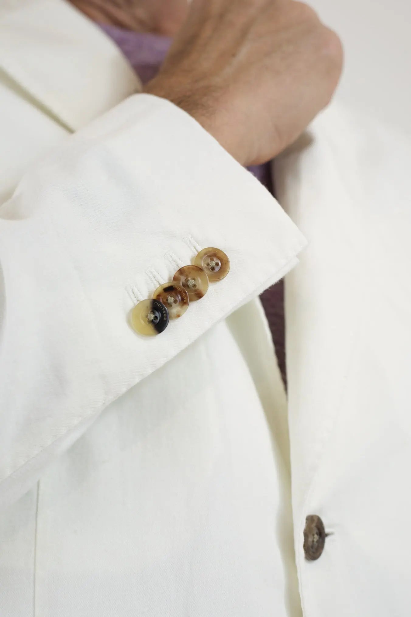 BOGLIOLI Giacca K-Jacket in Cotone e Lino Bianco - Guarino Store