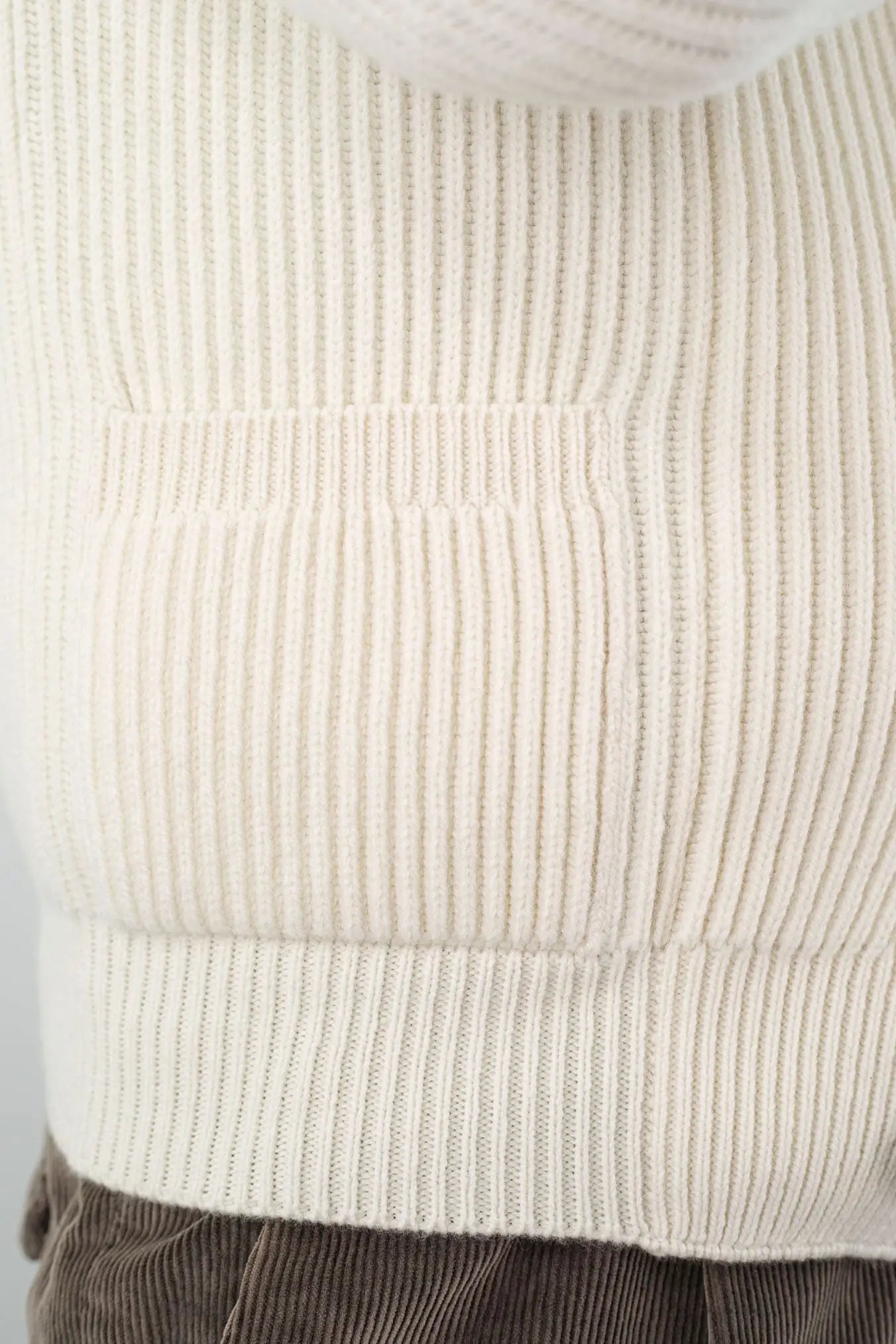 Cardigan Lana e Cashmere Bianco MC GEORGE OF SCOTLAND