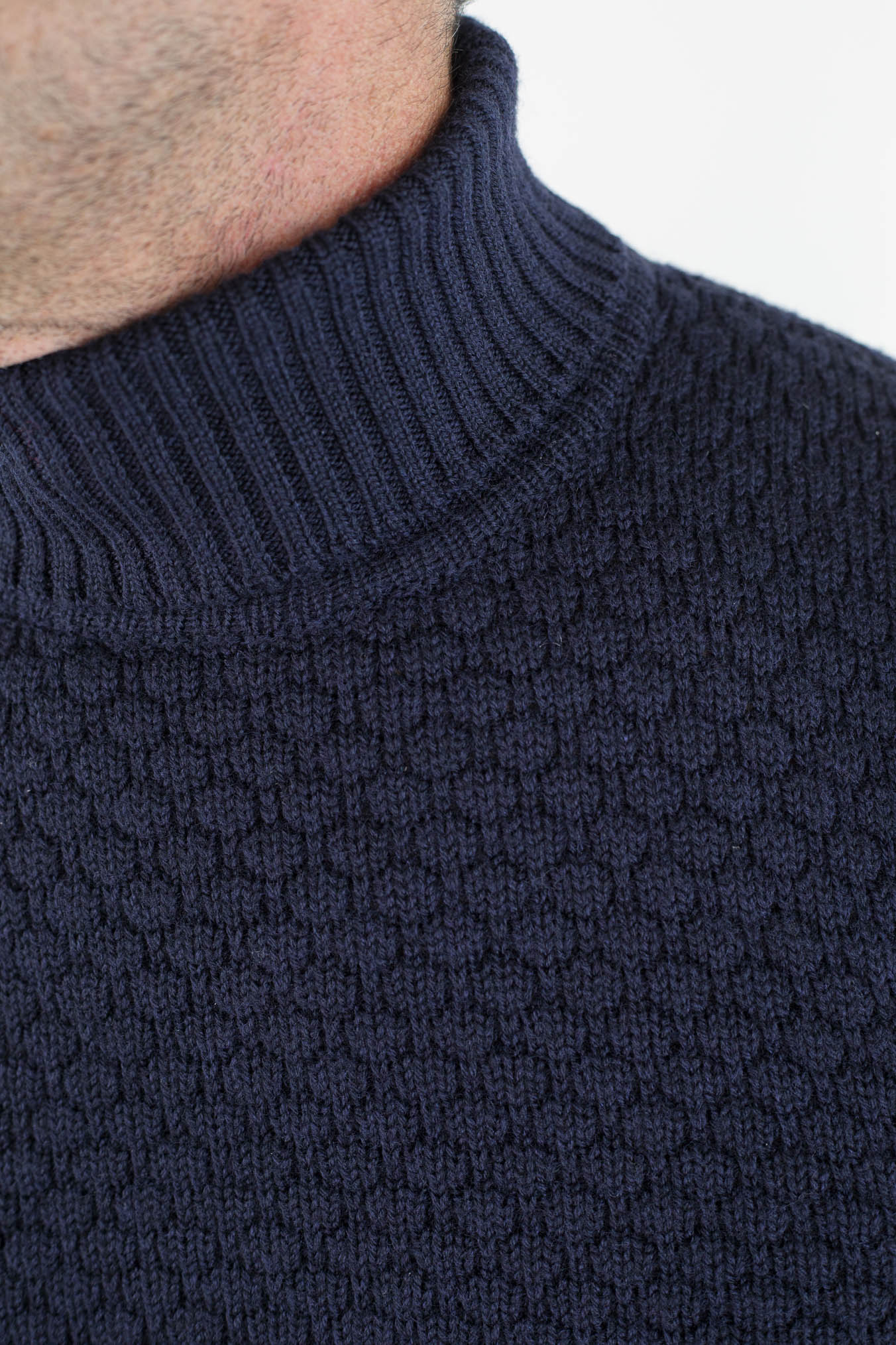 RAKKI' Dolcevita "Hubbel" Nido D'Ape Merinos Blu Navy