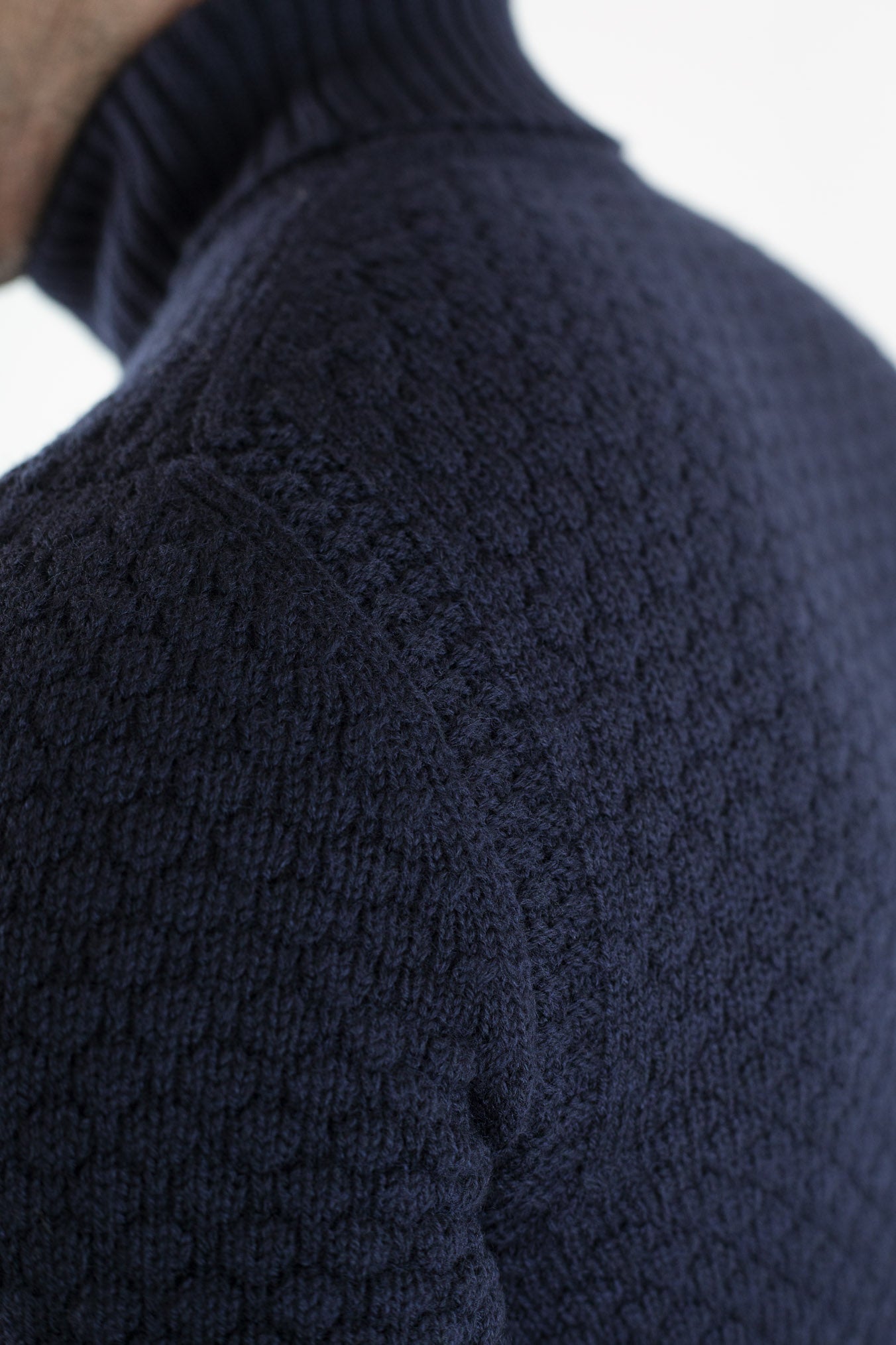 RAKKI' Dolcevita "Hubbel" Nido D'Ape Merinos Blu Navy