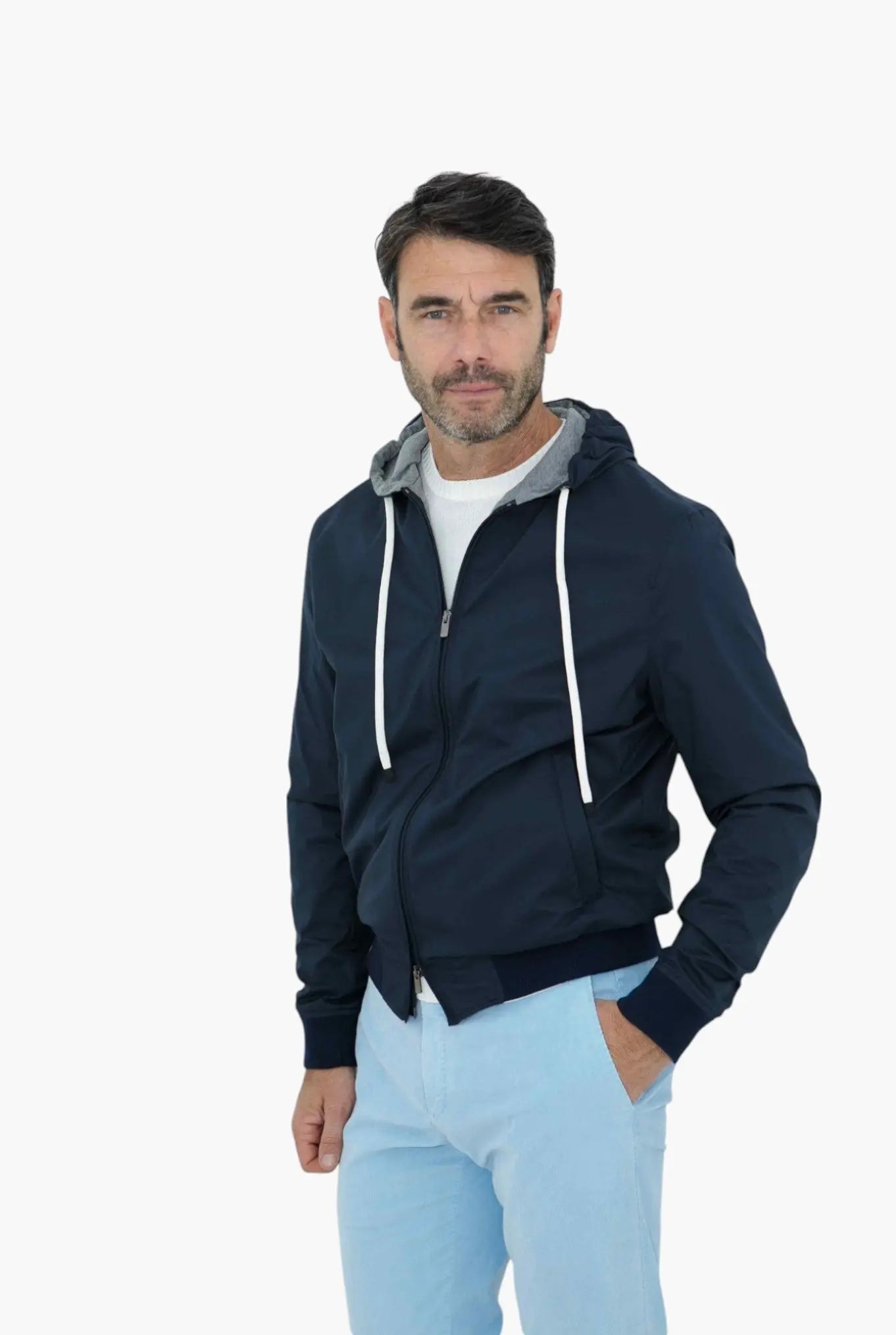 Giubbino Olmetex con Cappuccio Blu - Guarino Store