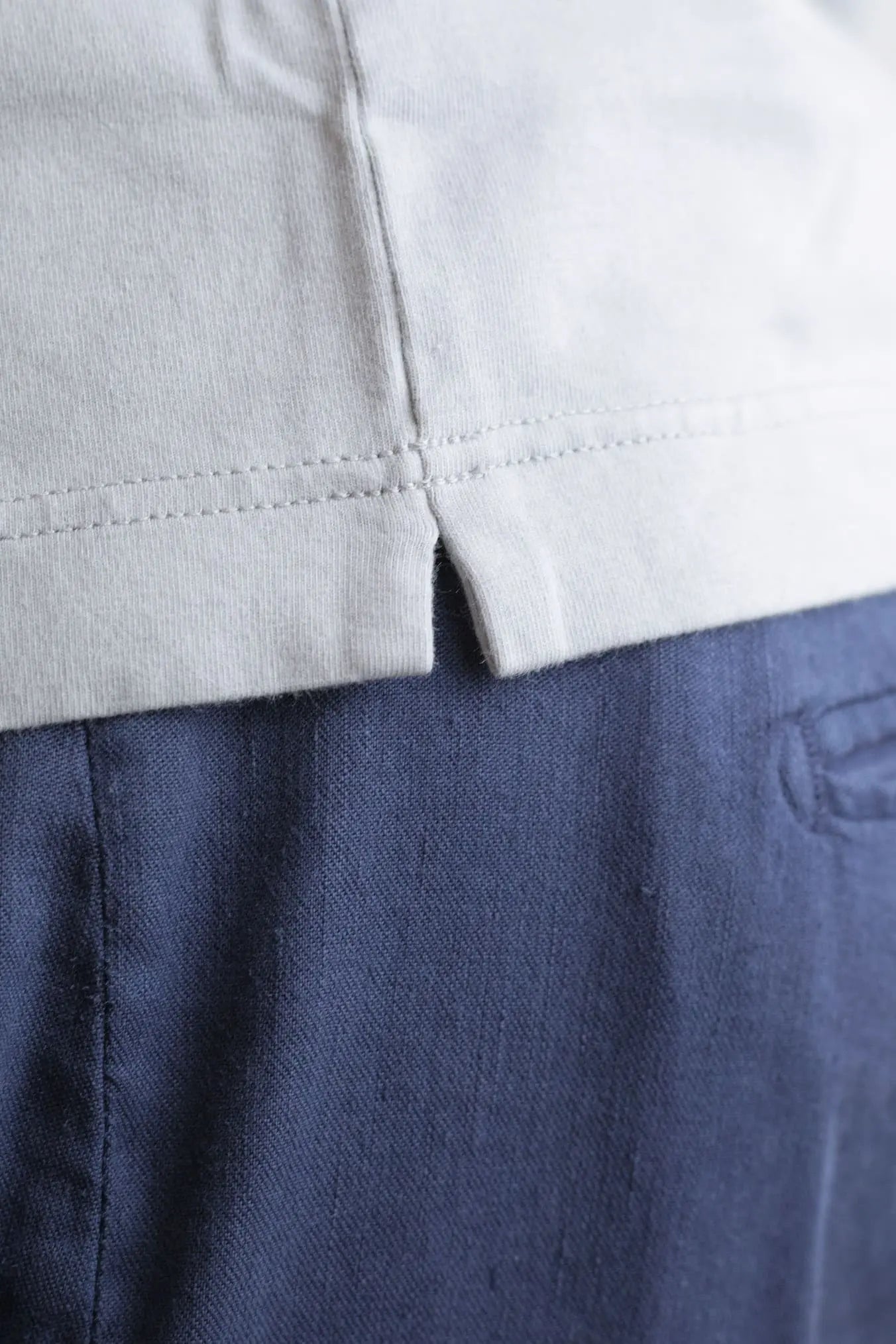 Polo T-Shirt Crew Jersey Cotone Grigio Perla SEASE