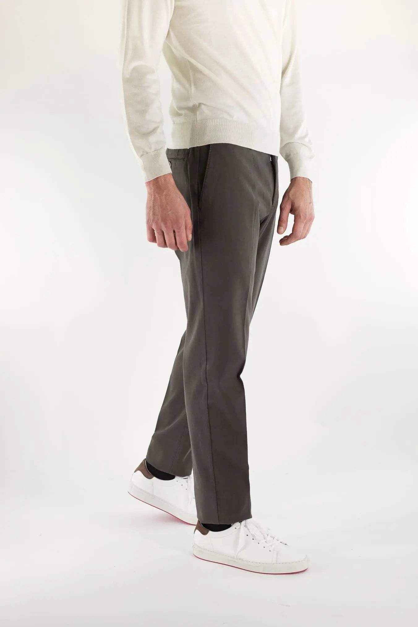 Pantaloni Cotone Cashmere Testa Moro PT