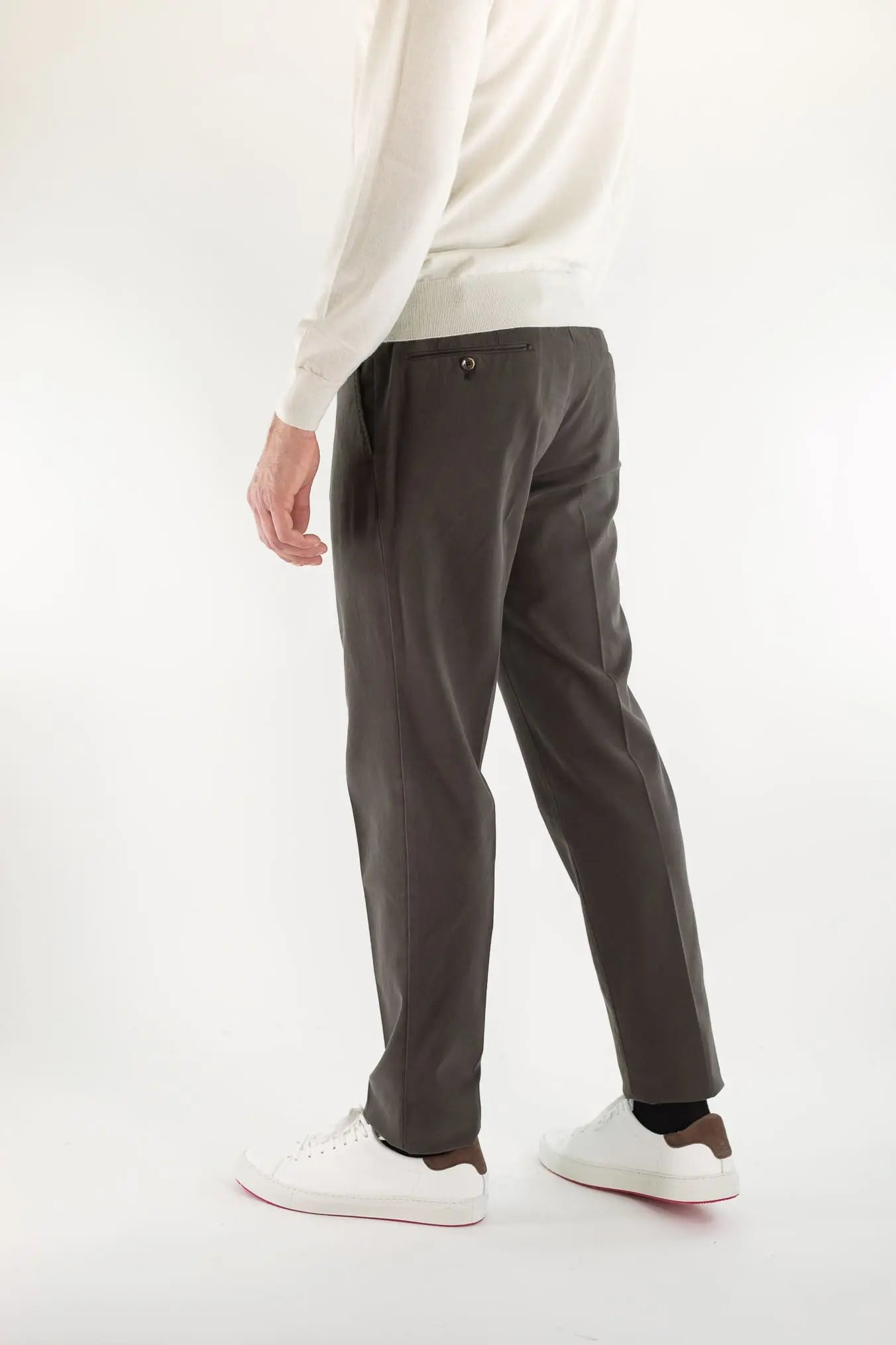 Pantaloni Cotone Cashmere Testa Moro PT
