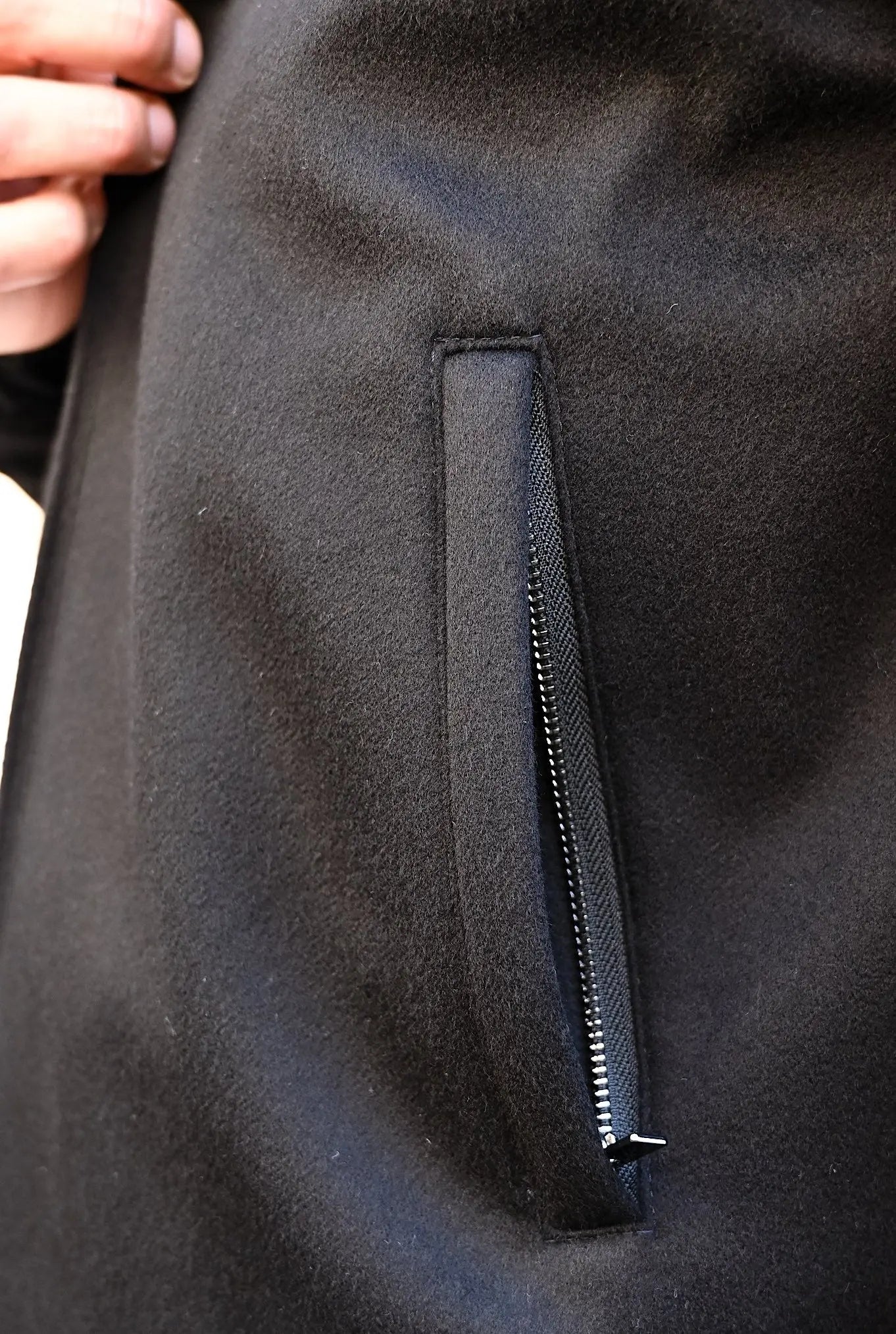 Giubbino in Cashmere Castorino Nero - Guarino Store