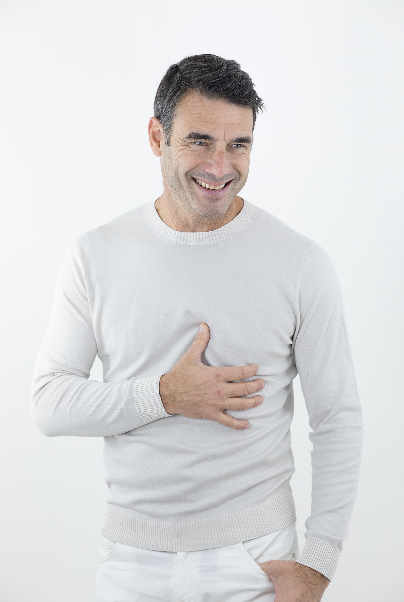 MALO Girocollo Cotone Super Soft Beige Chiaro - Guarino Store