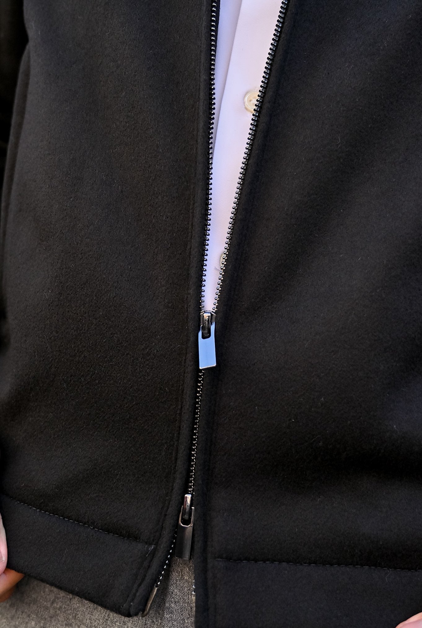 Giubbino in Cashmere Castorino Nero - Guarino Store