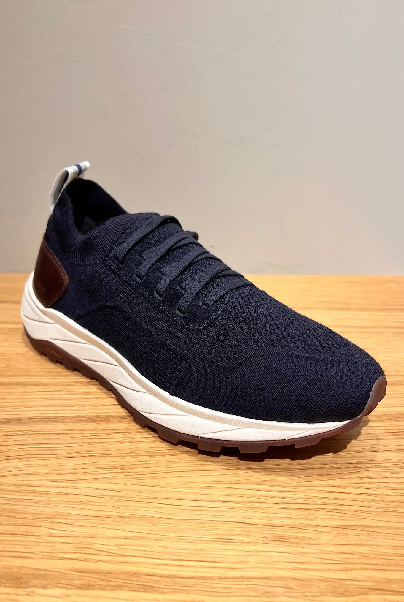 Sneaker Calzino Maglia Lana Blu - Guarino Store