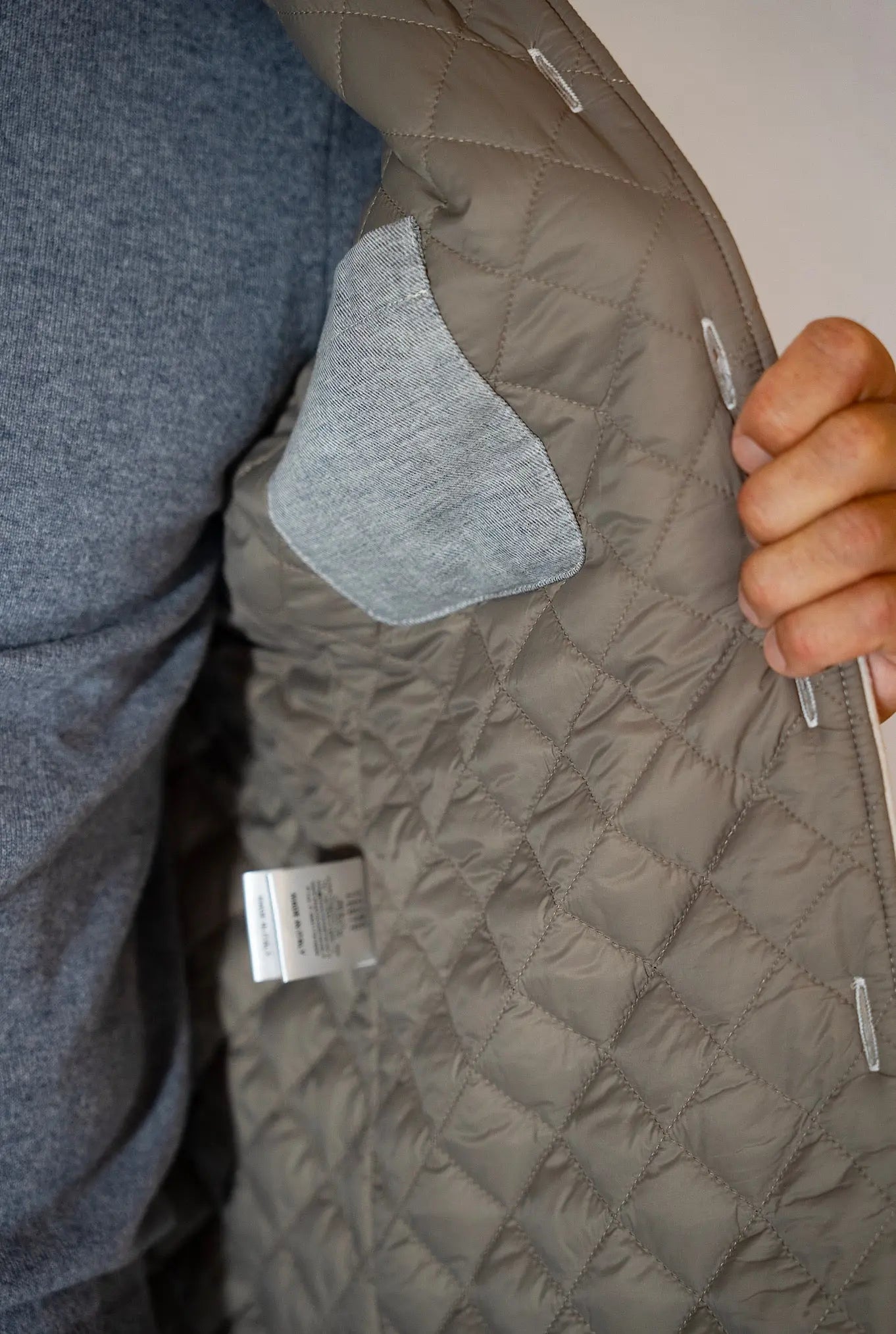 Overshirt Cashmere e Seta Bianco Gesso - Guarino Store