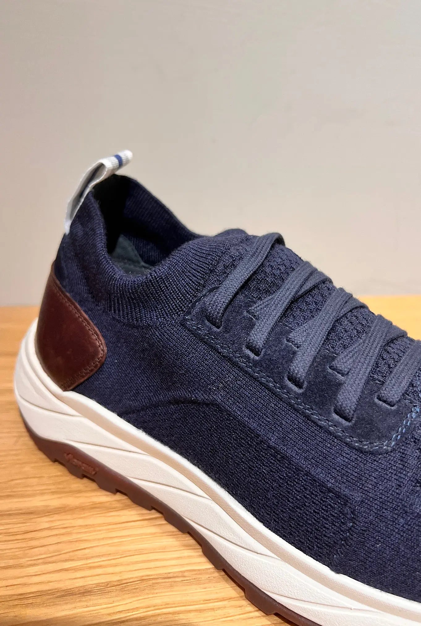 Sneaker Calzino Maglia Lana Blu - Guarino Store