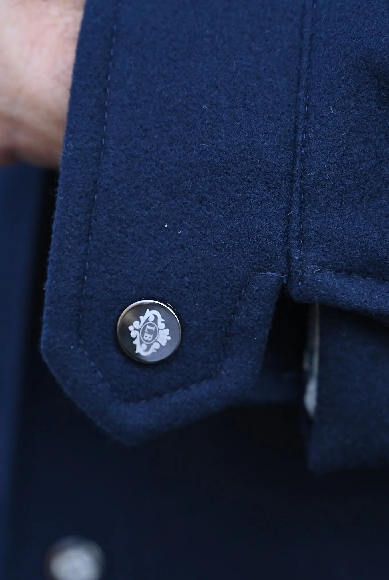 Overshirt Lana Super 180's Blu Navy - Guarino Store
