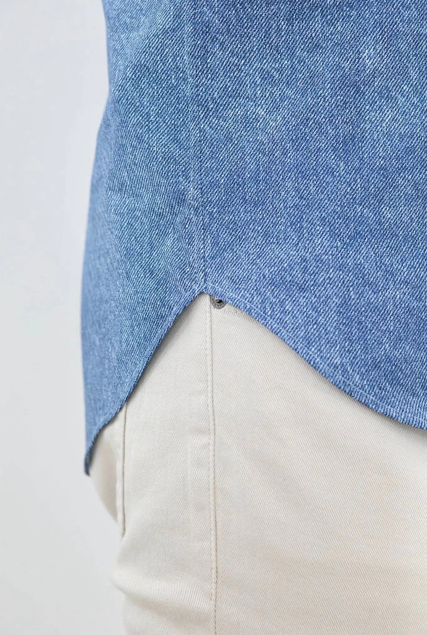FFF Camicia Active Effetto Denim Bluette - Guarino Store