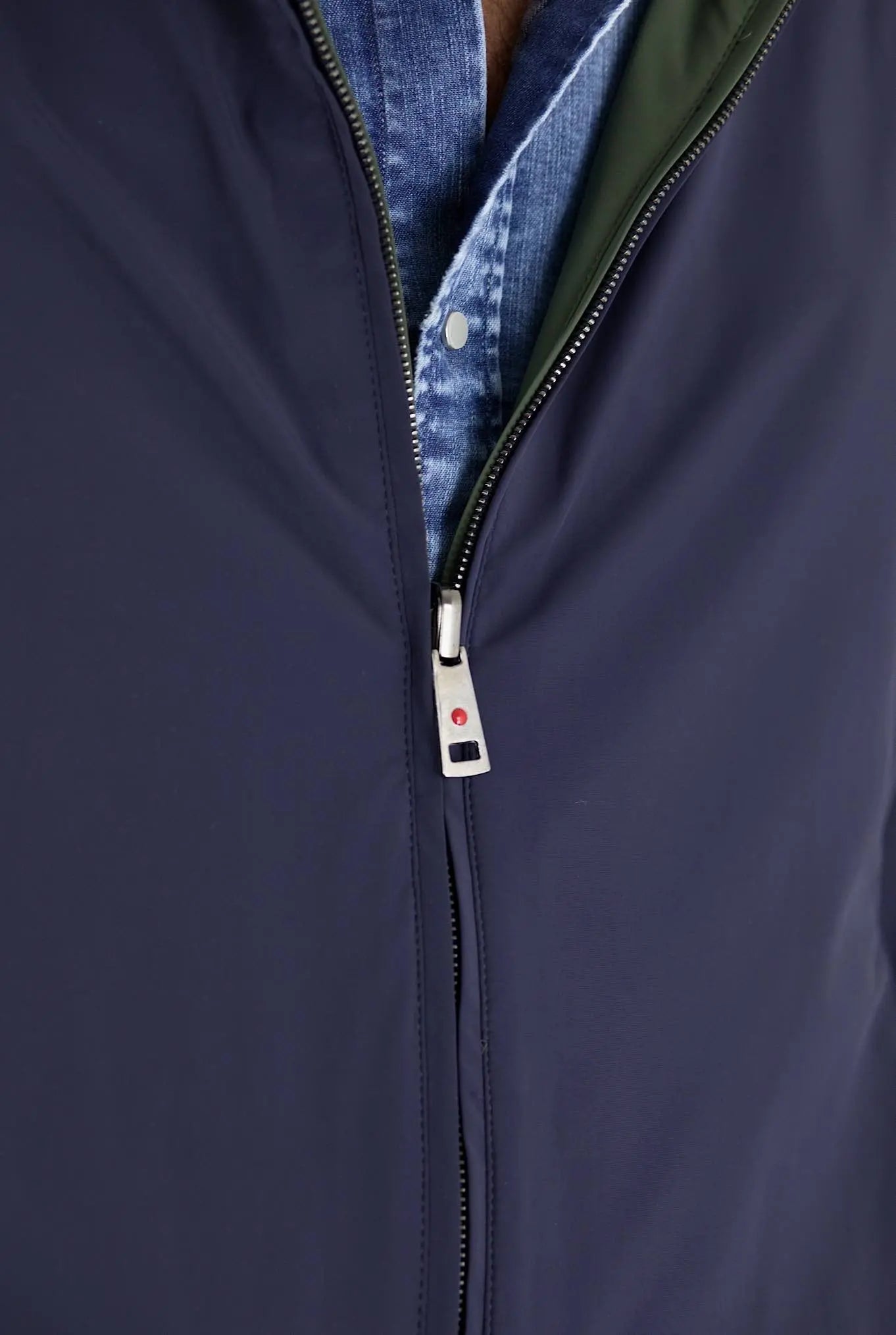 KIRED Giubbino Reversibile Blu/Verde Militare - Guarino Store