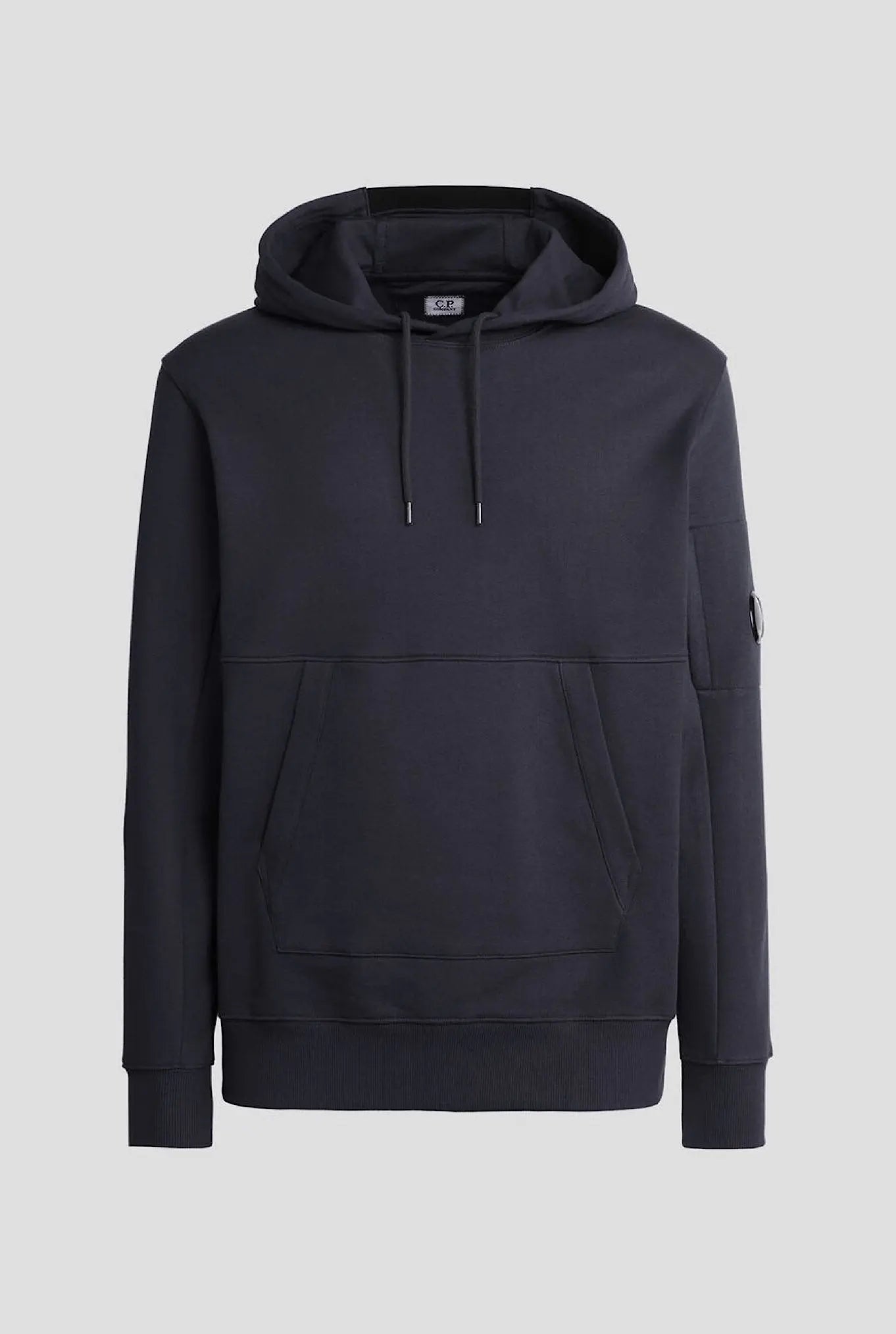 Felpa Cappuccio Fleece Hoodie Blu Navy - Guarino Store