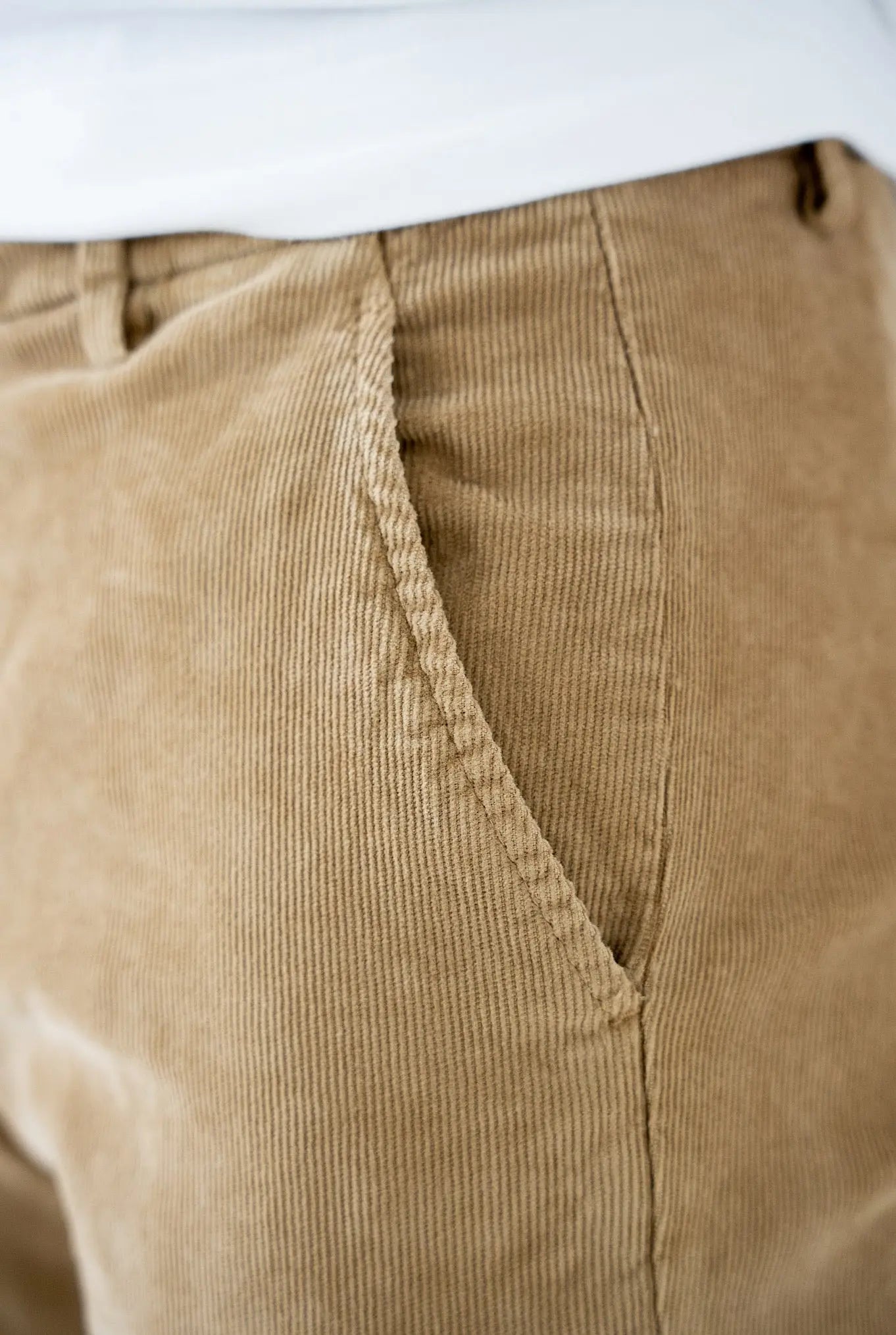 Pantaloni Velluto Millerighe Tabacco - Guarino Store