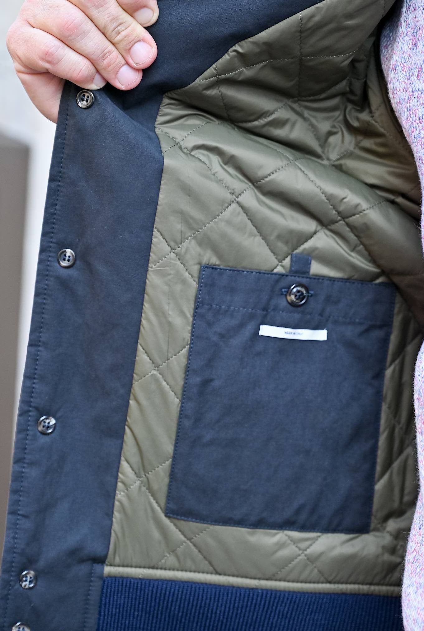 Valstarino Cotone Impermeabile Blu Navy - Guarino Store