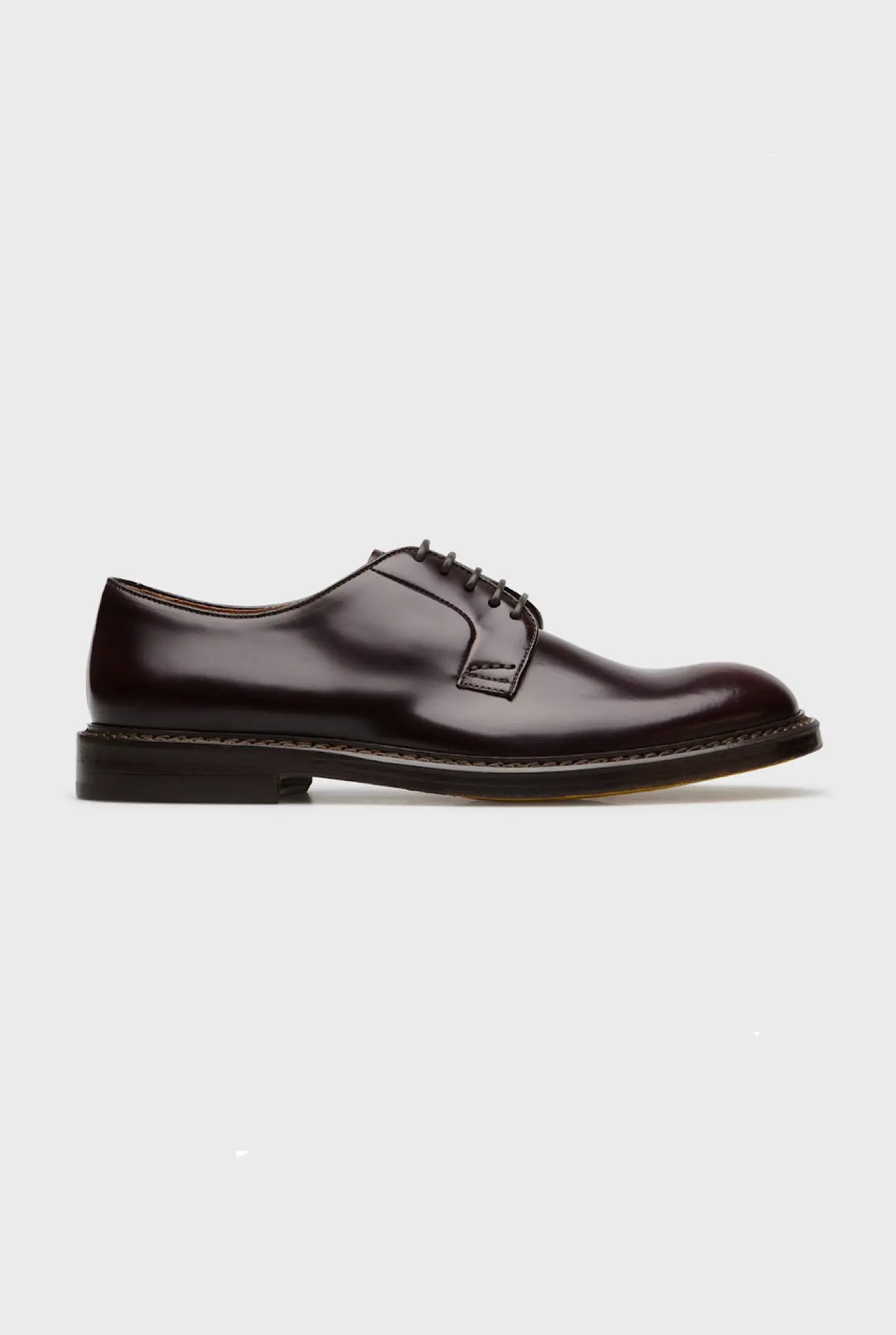 Stringate Derby Liscie Testa di Moro - Guarino Store