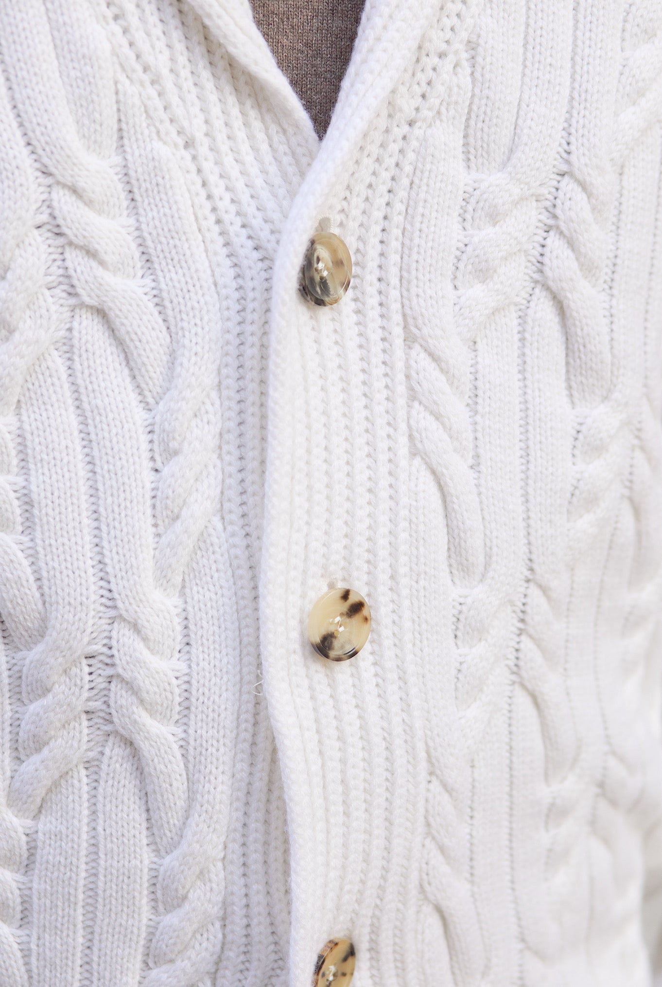 Cardigan Cashmere Bianco - Guarino Store