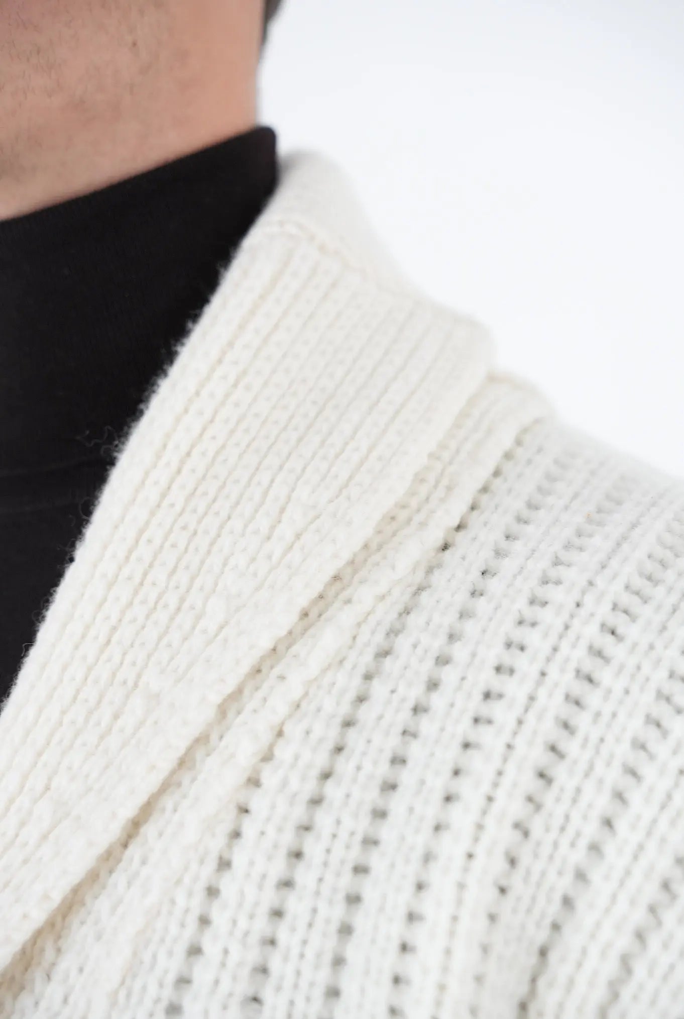 CARDIGAN mod. Soldier Steve McQueen '66 Bianco - Guarino Store