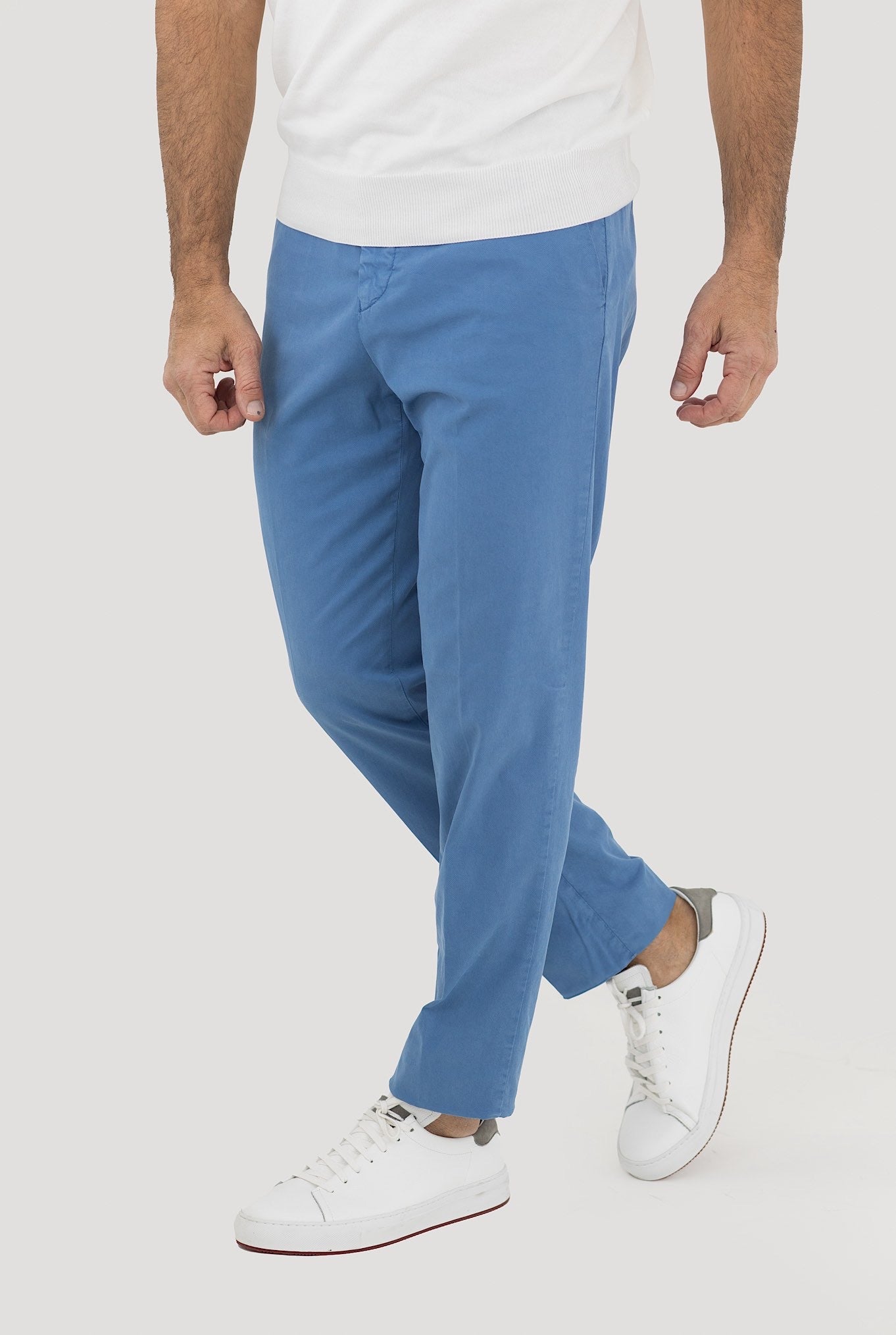 MARCO PESCAROLO Pantaloni mod. Evo Azzurro - Guarino Store