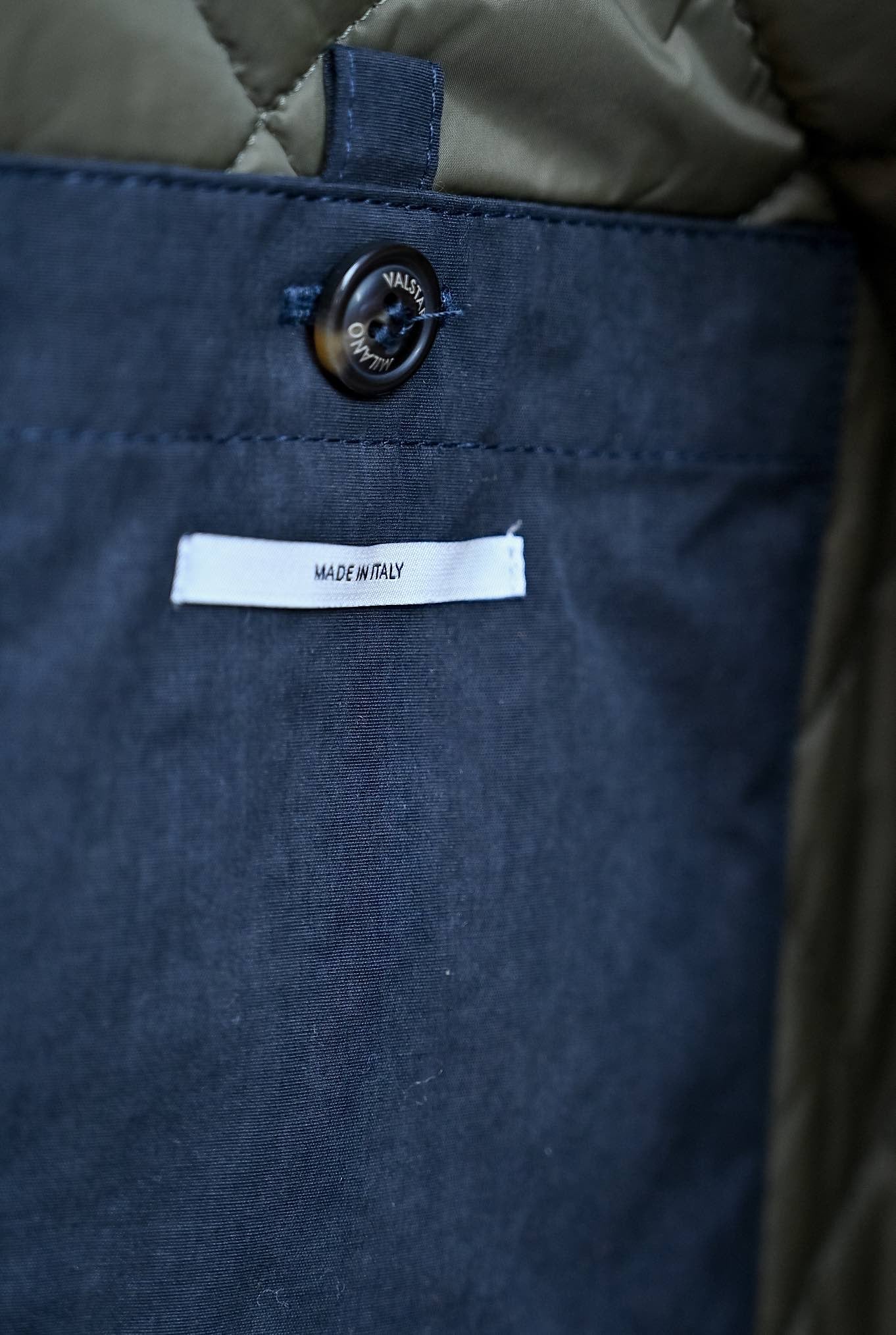 Valstarino Cotone Impermeabile Blu Navy - Guarino Store