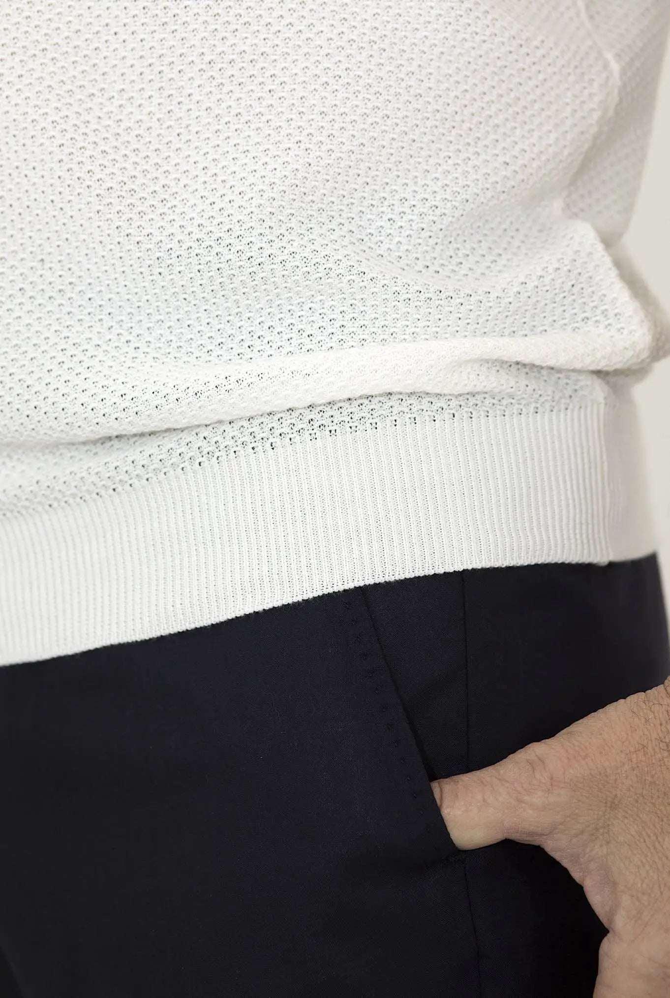 Polo "Marlon Brando" Bianco Latte RAKKI'