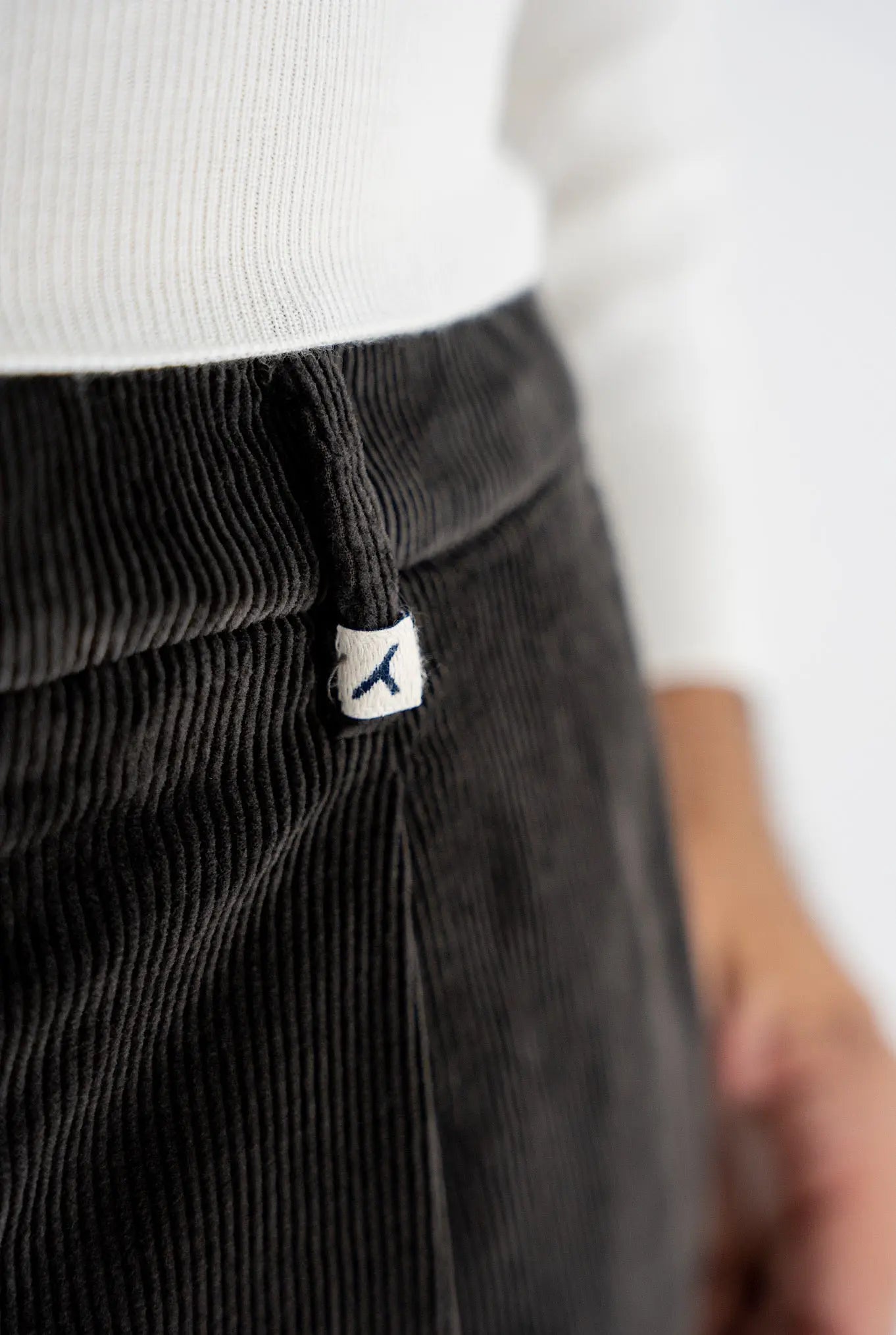 Pantaloni Velluto Lavato Testa di Moro - Guarino Store
