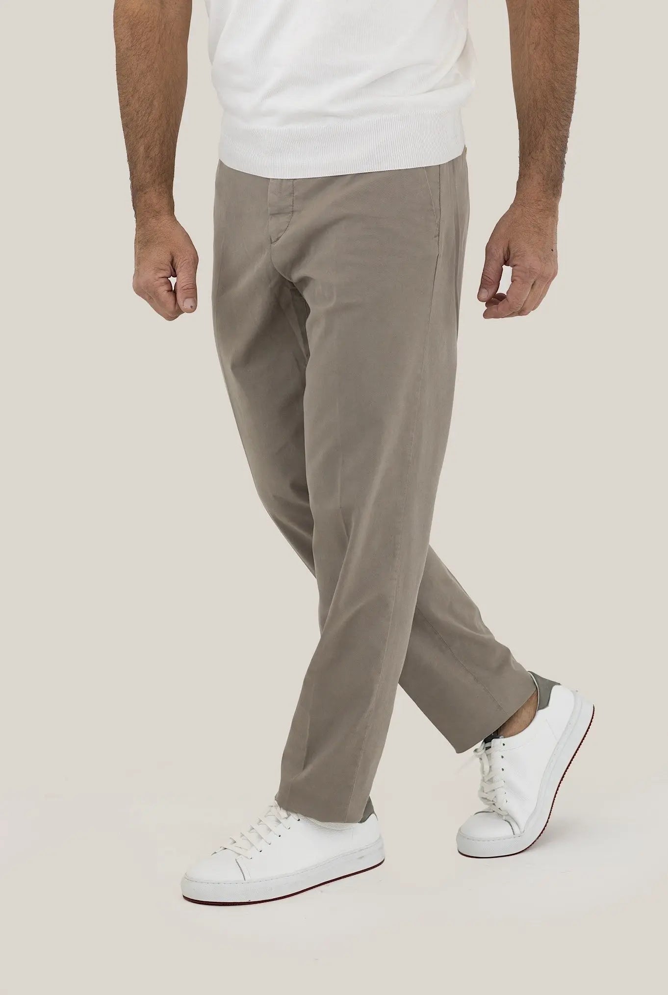 MARCO PESCAROLO Pantaloni mod. Evo Beige - Guarino Store