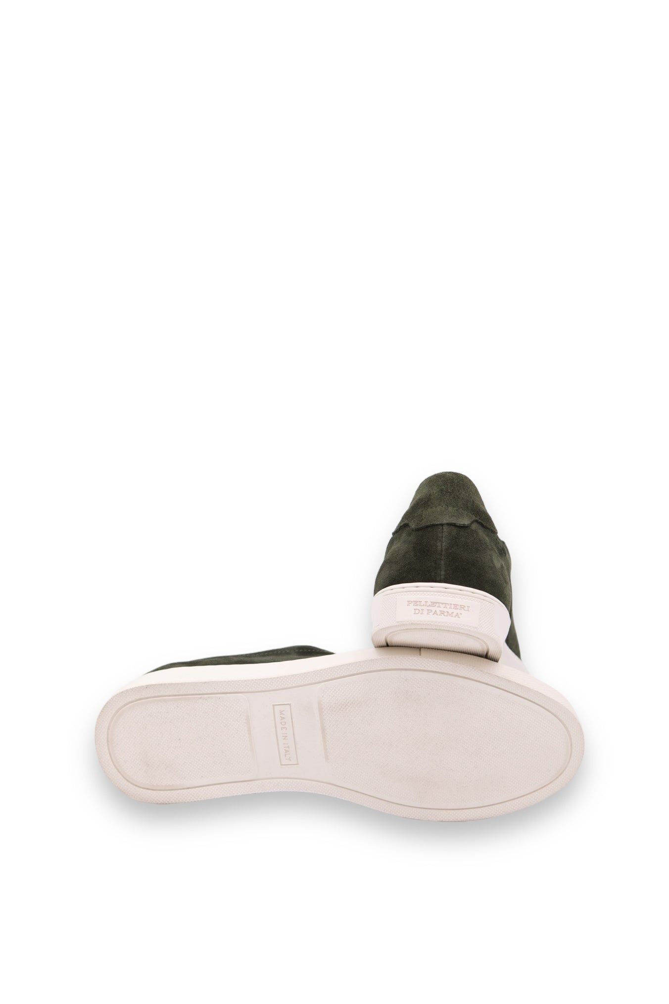 Sneakers Suede Slip On Verde