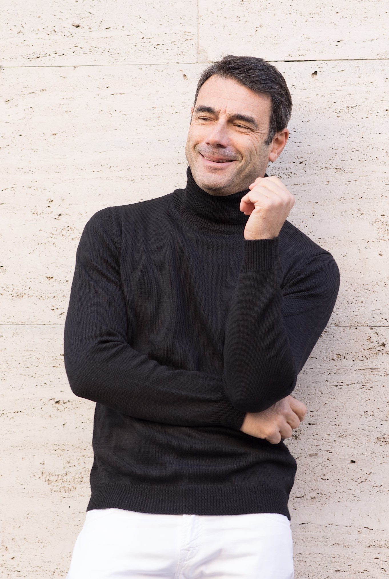 Dolcevita Lana Merinos Nero - Guarino Store