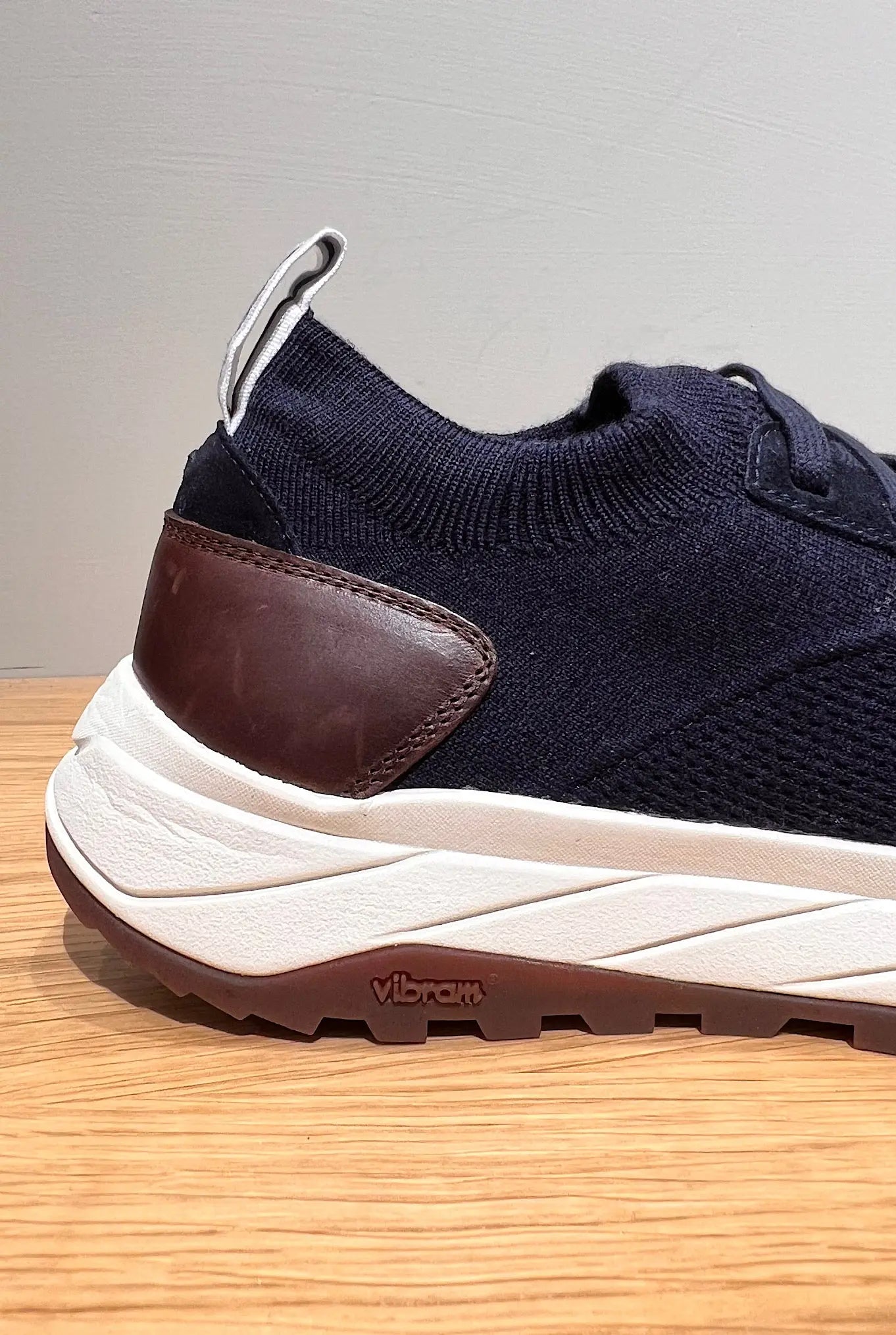 Sneaker Calzino Maglia Lana Blu - Guarino Store