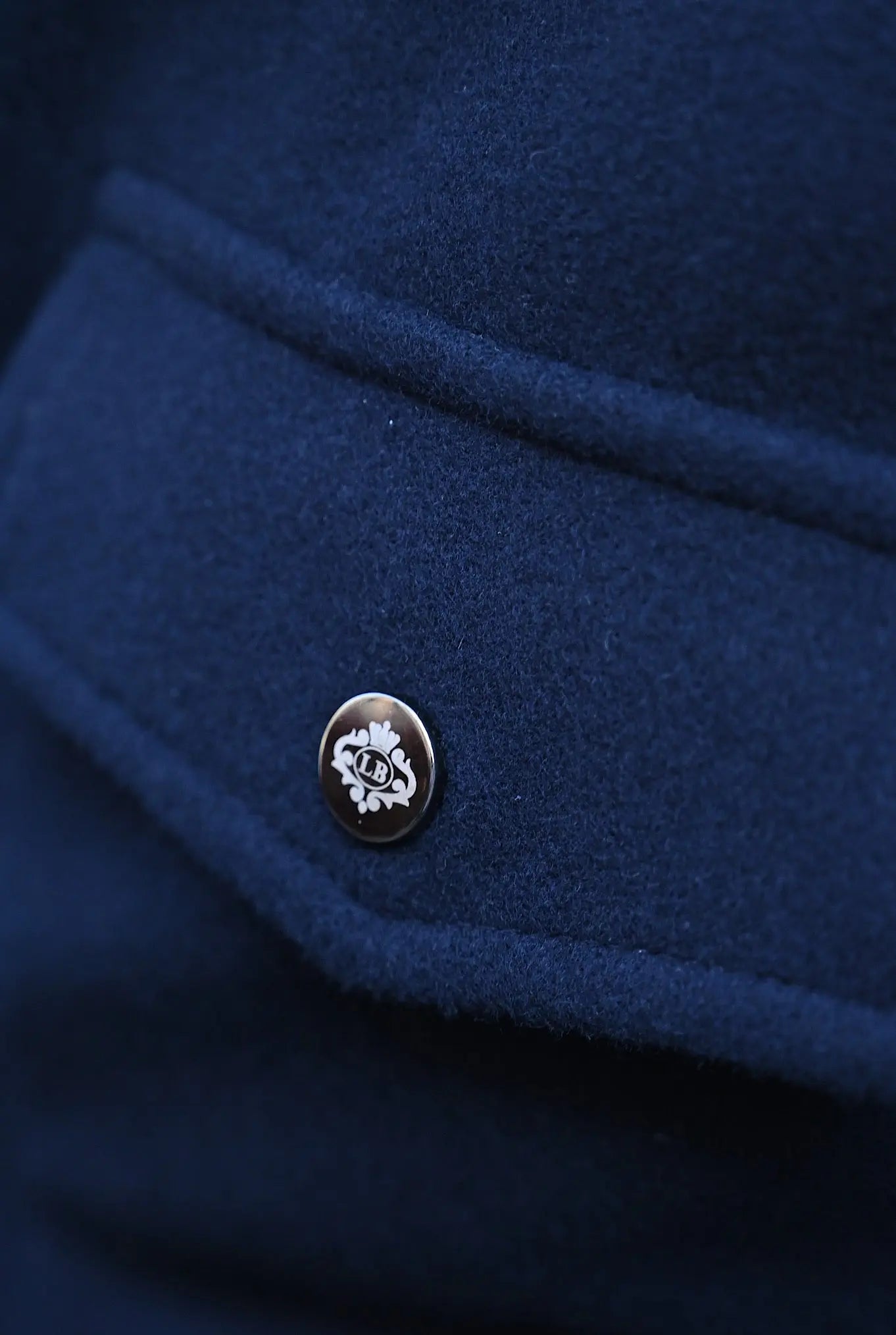 Overshirt Lana Super 180's Blu Navy - Guarino Store