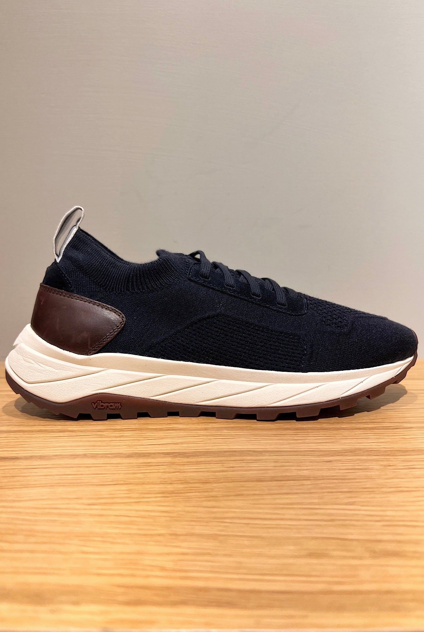 Sneaker Calzino Maglia Lana Blu - Guarino Store