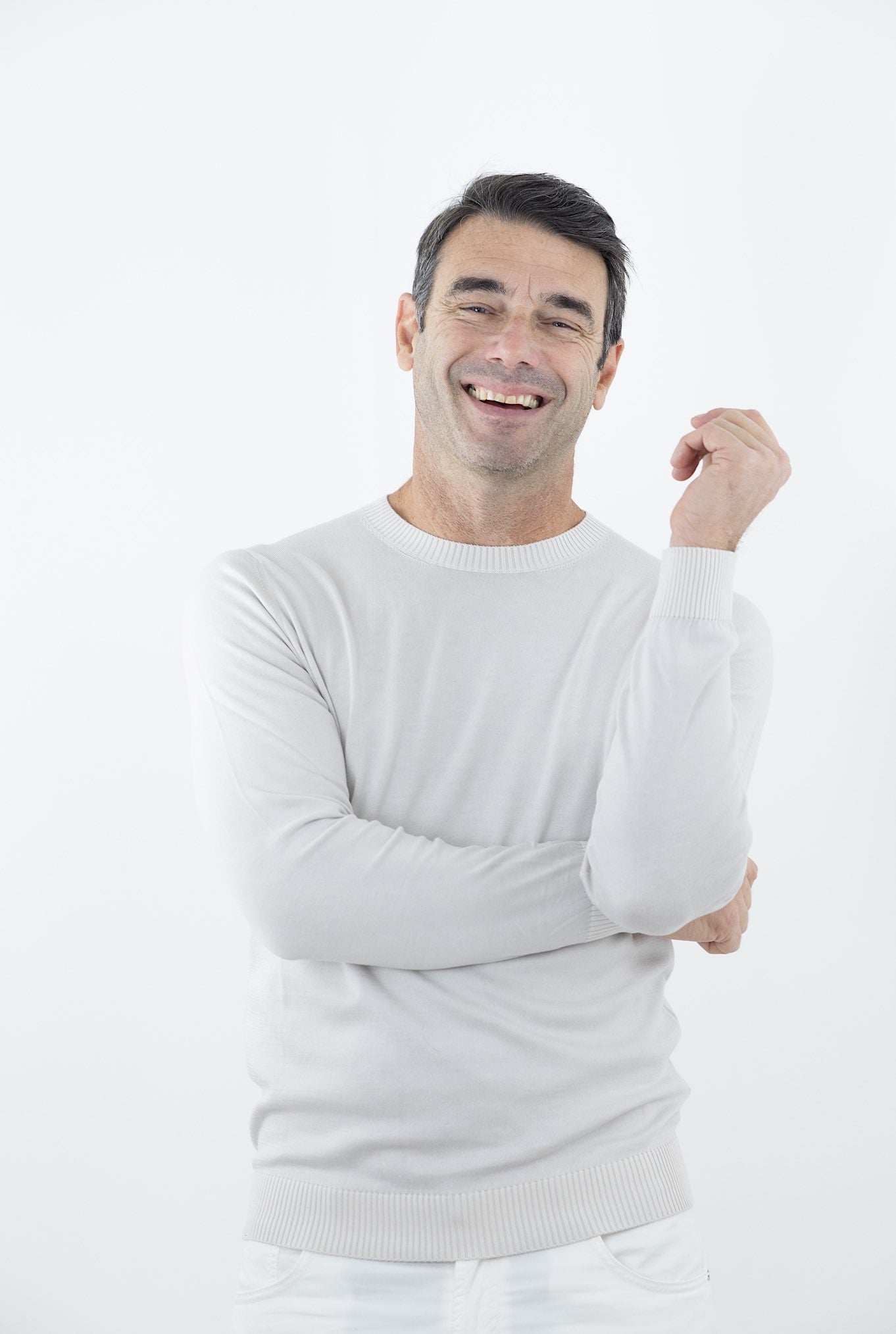 MALO Girocollo Cotone Super Soft Beige Chiaro - Guarino Store